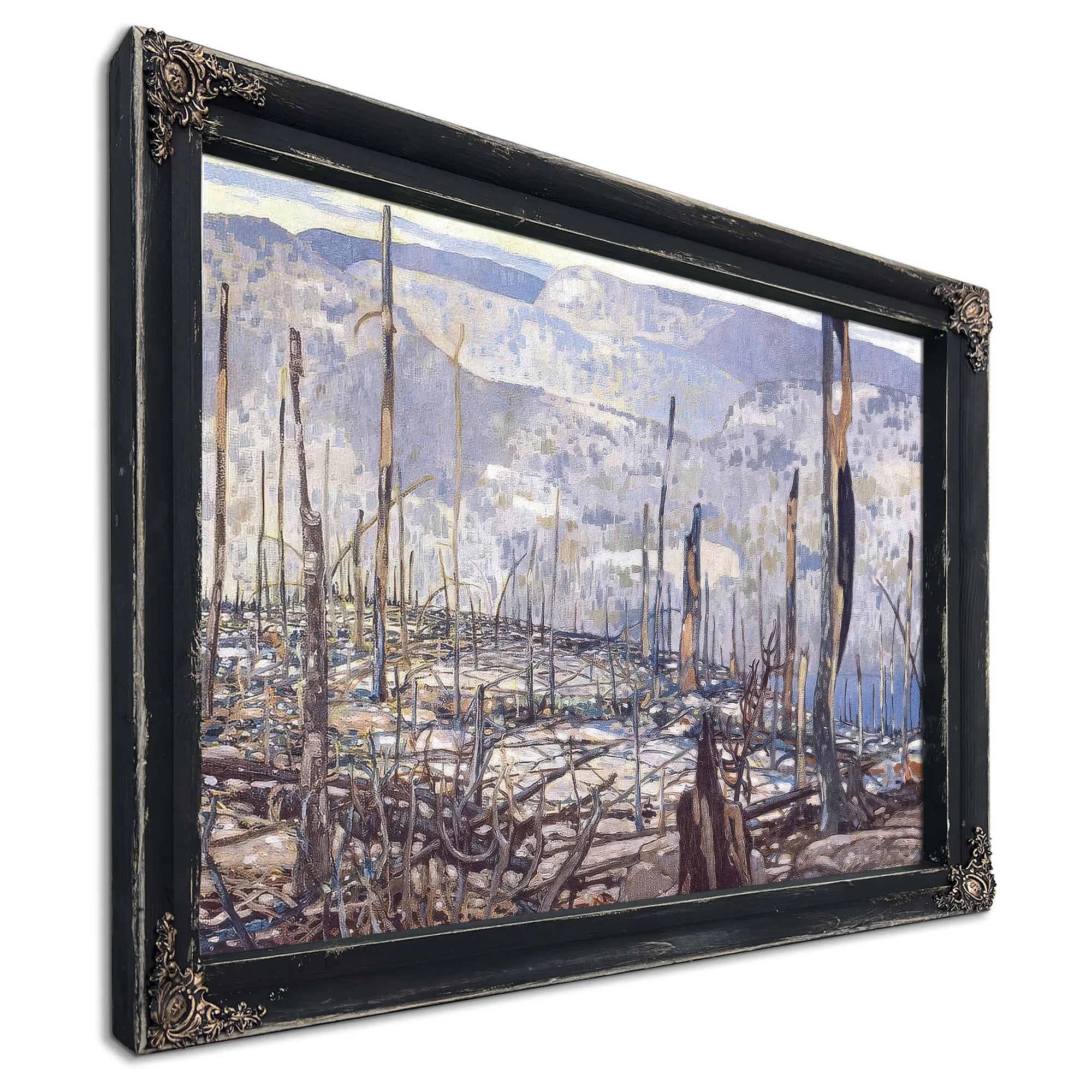 Fire Swept Algoma By Frank Johnston Fine Art Print