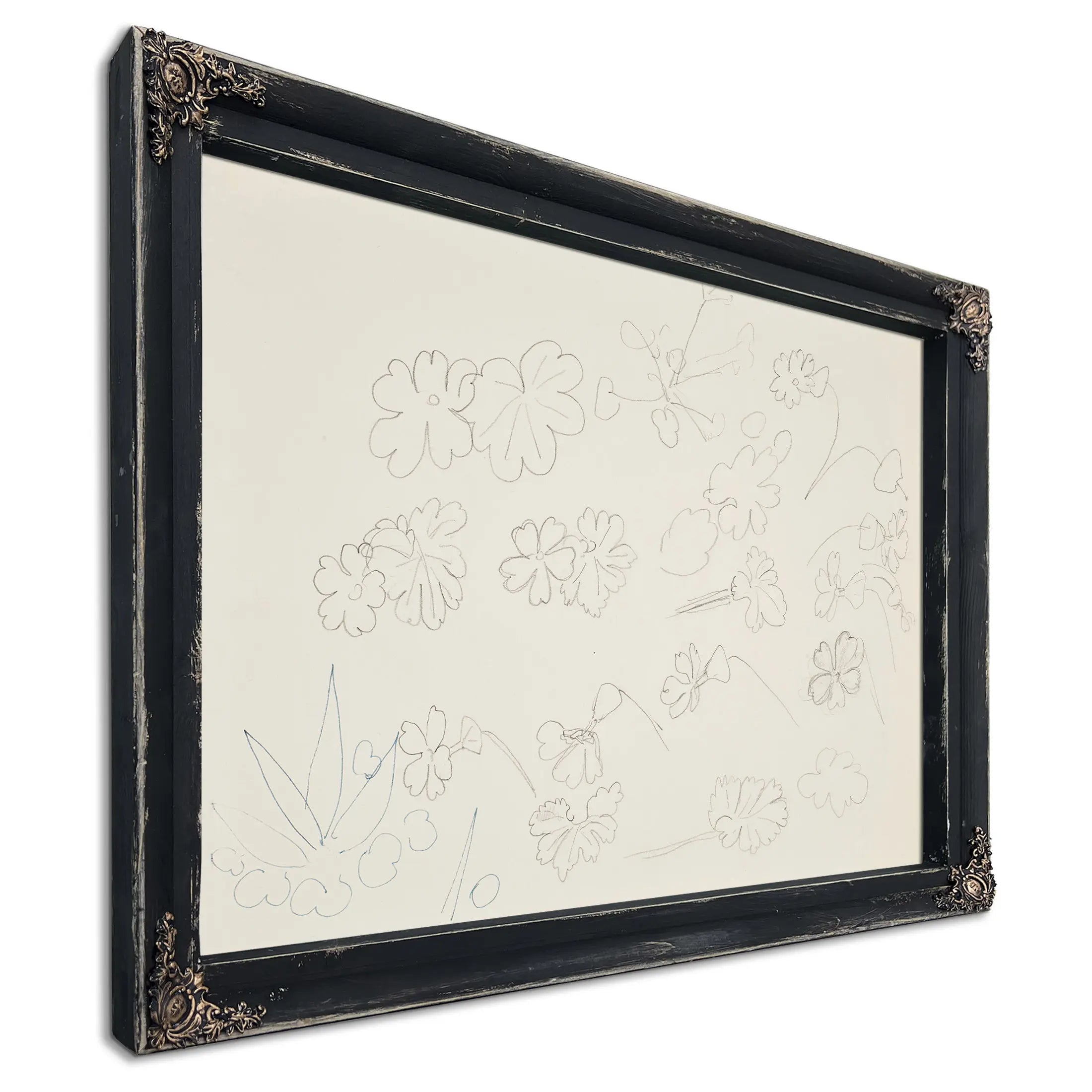 Fleurs (Flowers) Study Or Preparatory Drawing by Henri Matisse