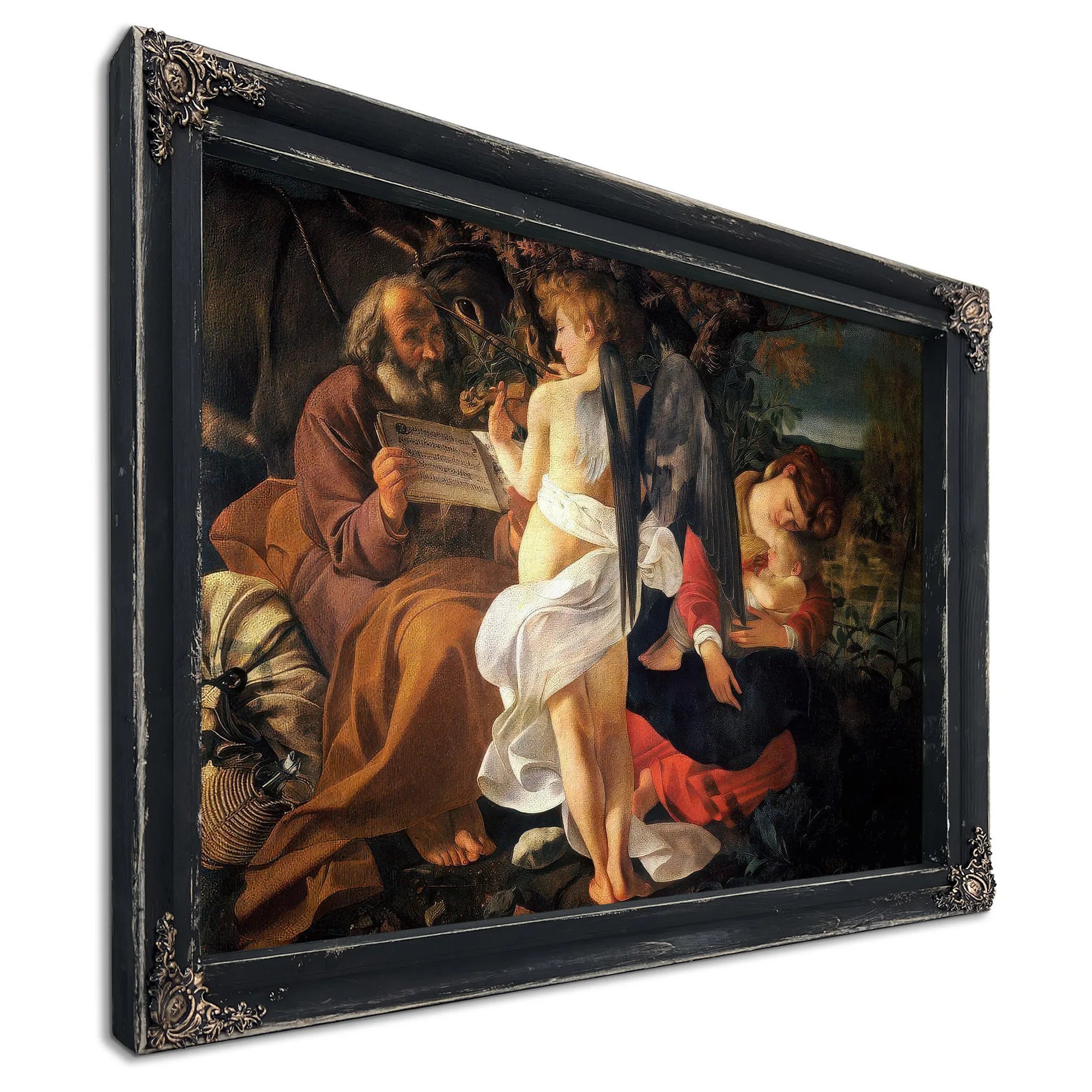 Rest On The Flight To Egypt By Caravaggio Fine Art Print