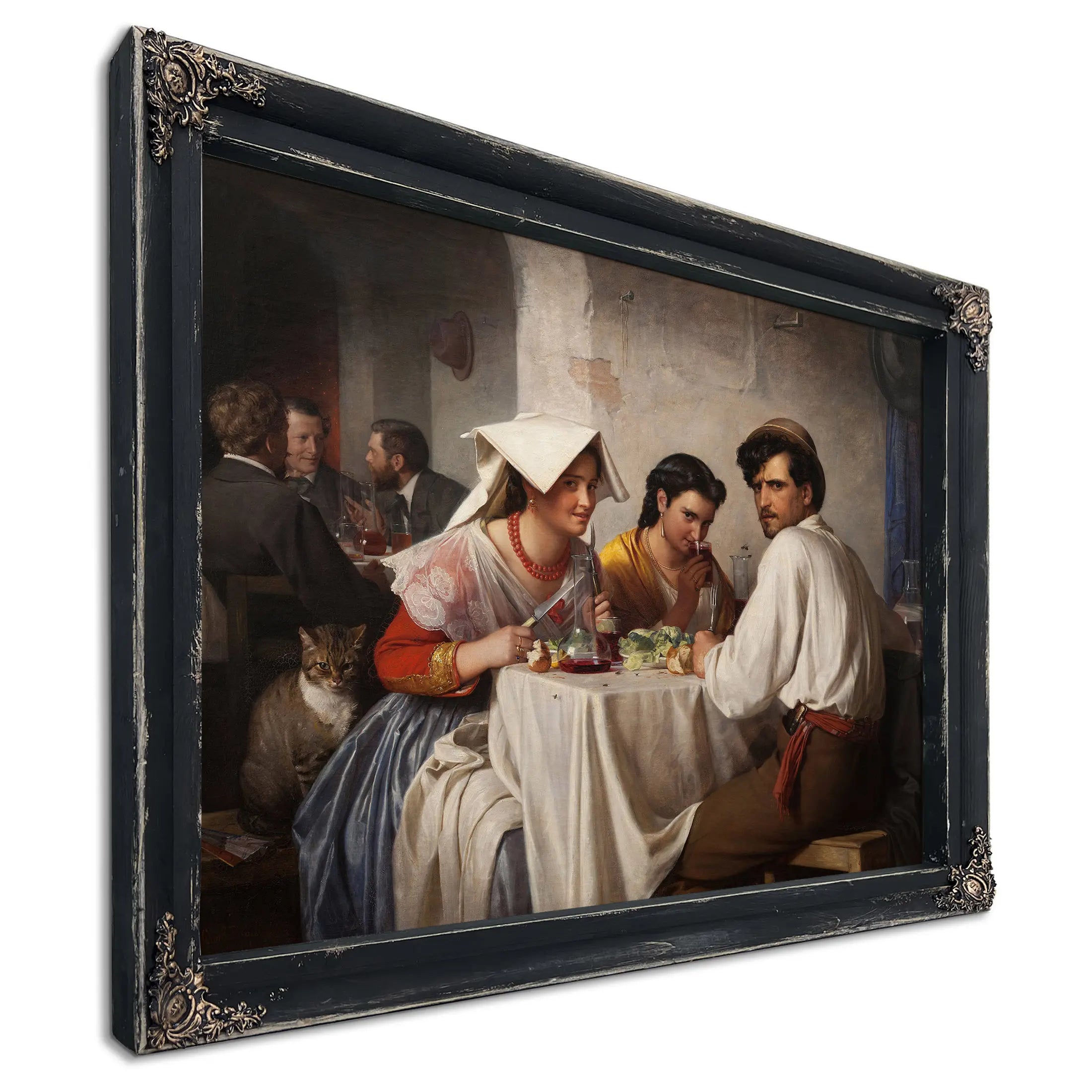 In A Roman Osteria by Carl Bloch