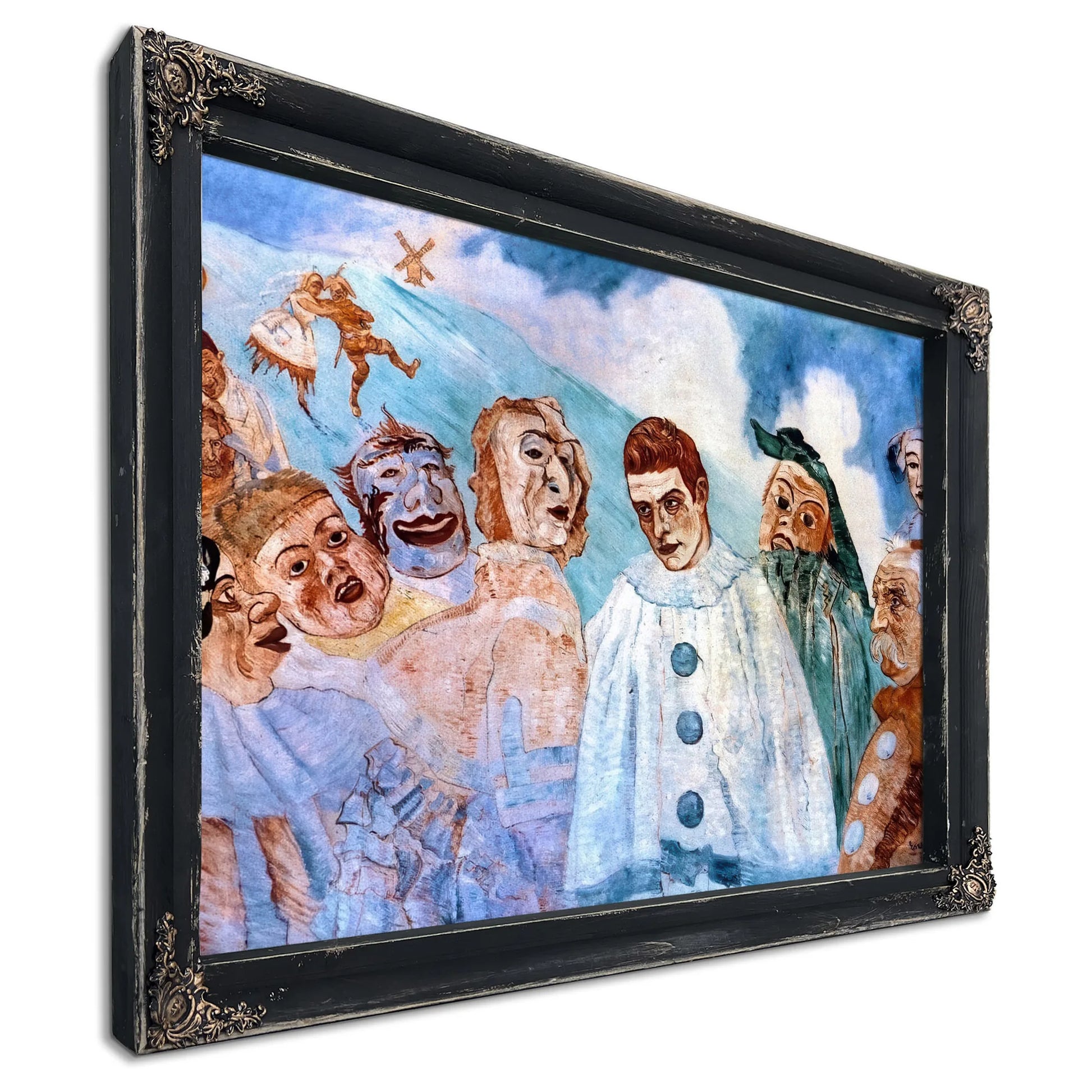 The Despair Of Pierrot By James Ensor Fine Art Print