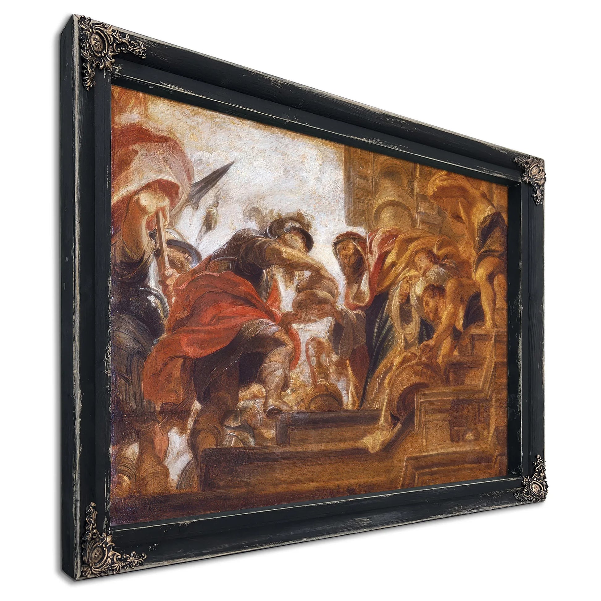 Abraham And Melchizedek By Peter Paul Rubens Fine Art Print