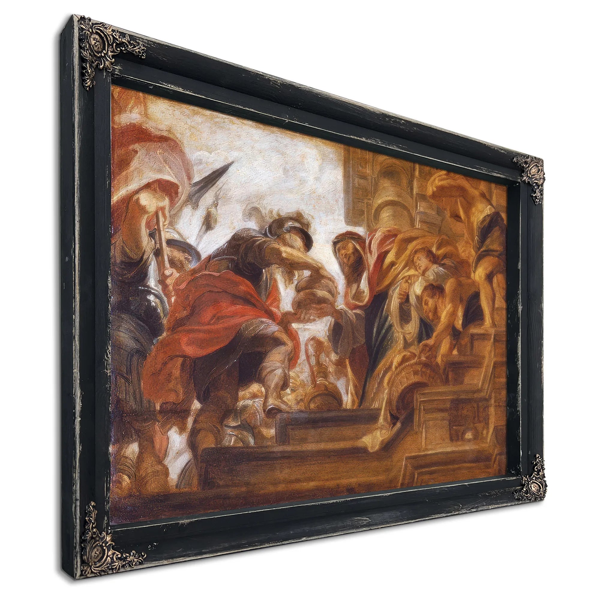 Abraham And Melchizedek By Peter Paul Rubens Fine Art Print