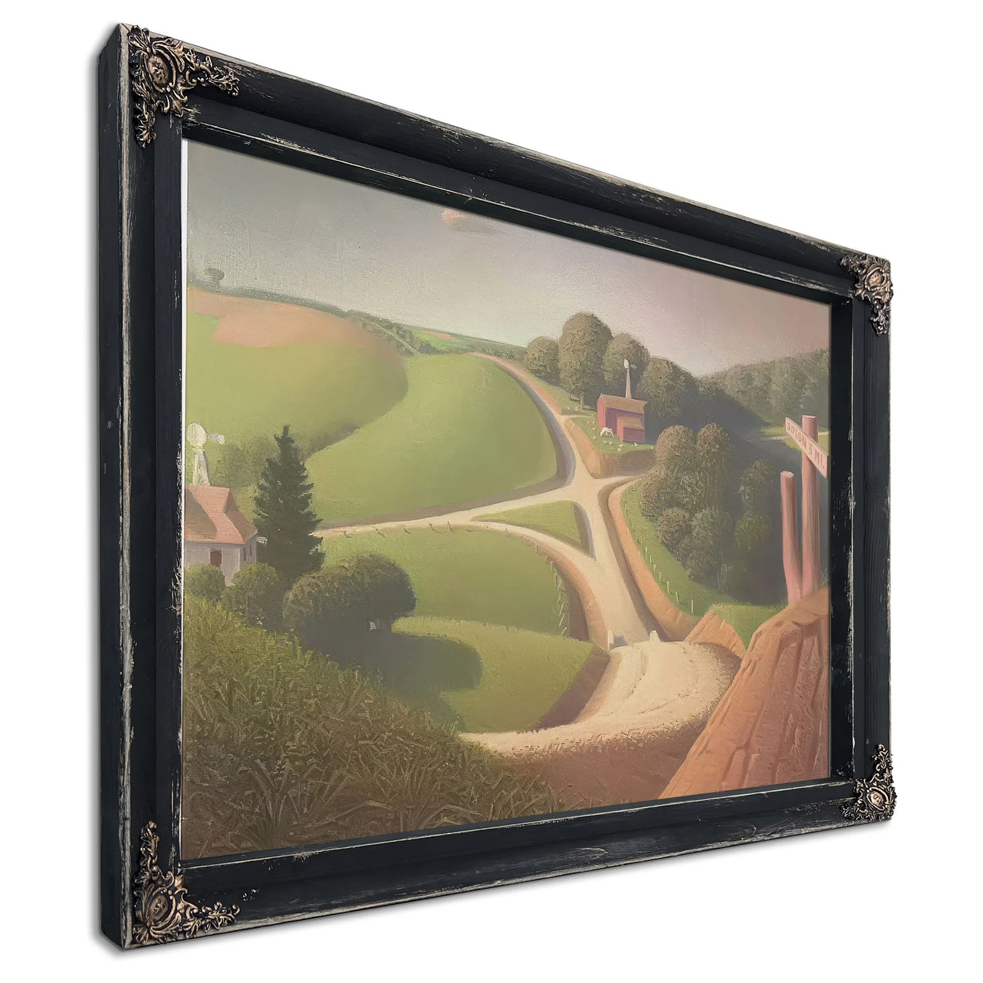 New Road By Grant Wood Fine Art Print