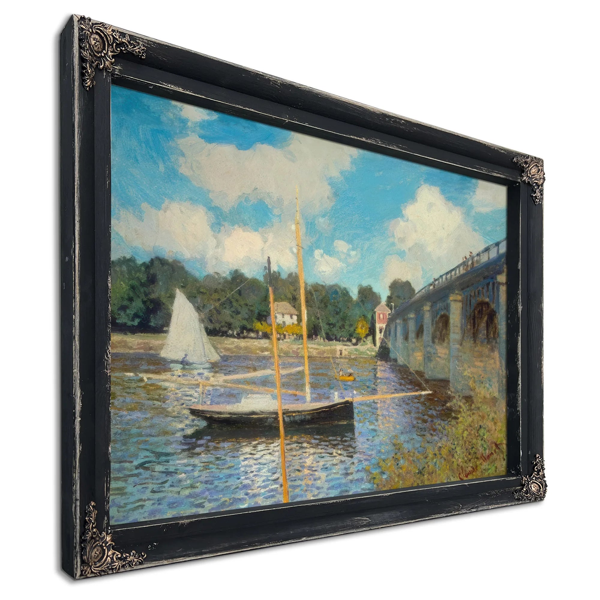 The Bridge At Argenteuil By Claude Monet Fine Art Print
