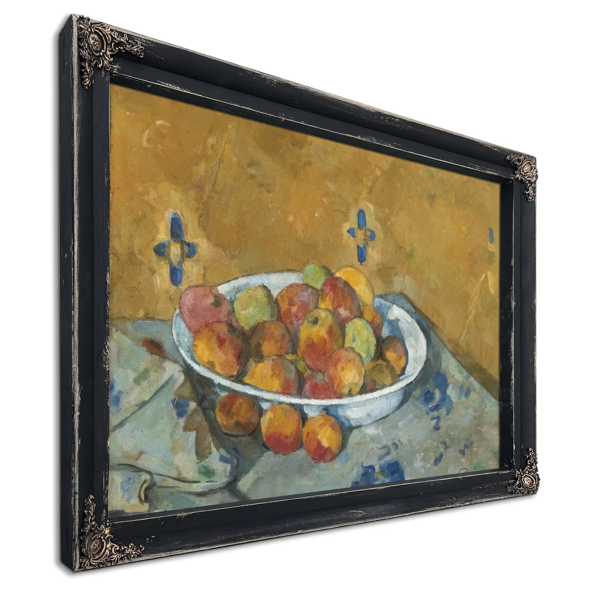 The Plate Of Apples By Paul Cezanne Fine Art Print