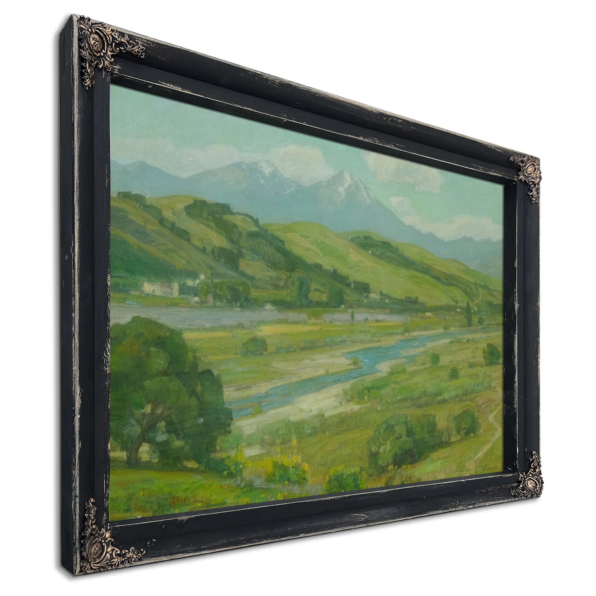 San Juan Creek Near The Mission By William Wendt Fine Art Print