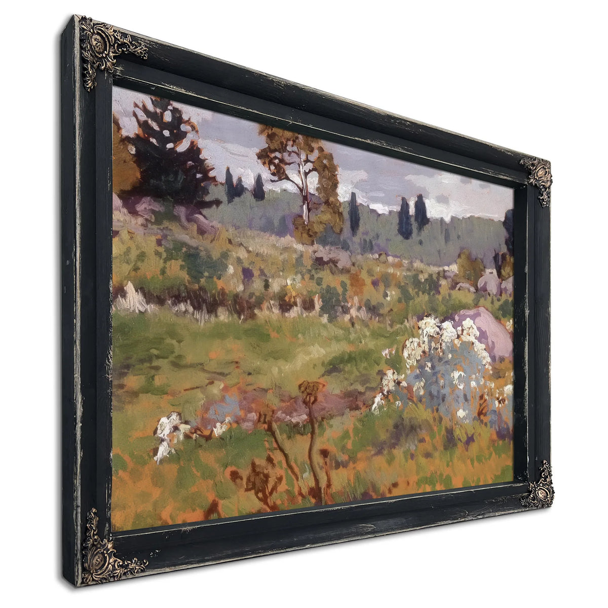 Near The Berry Patch By Frank Johnston Fine Art Print