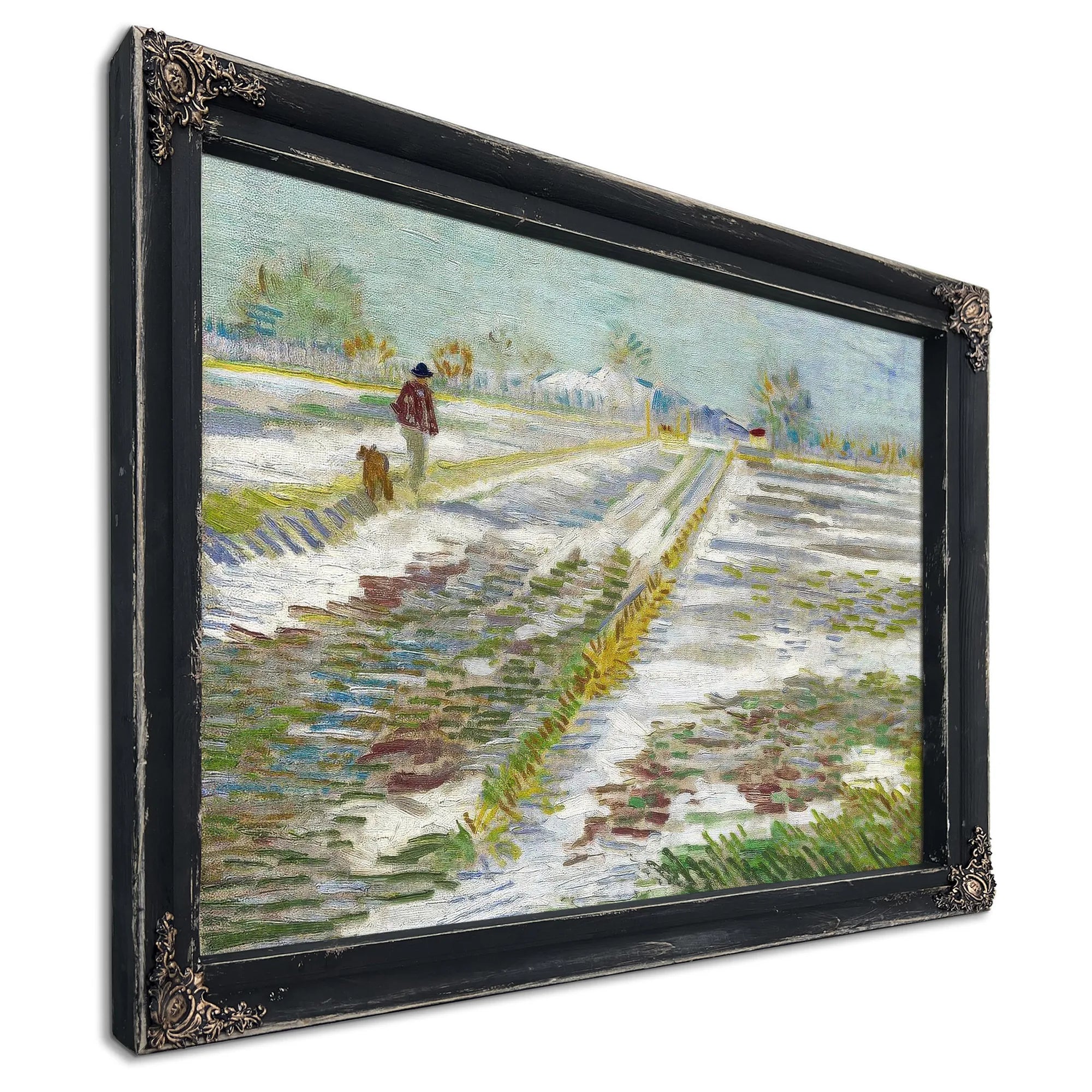 Landscape With Snow (Paysage Enneige) By Vincent Van Gogh Fine Art Print