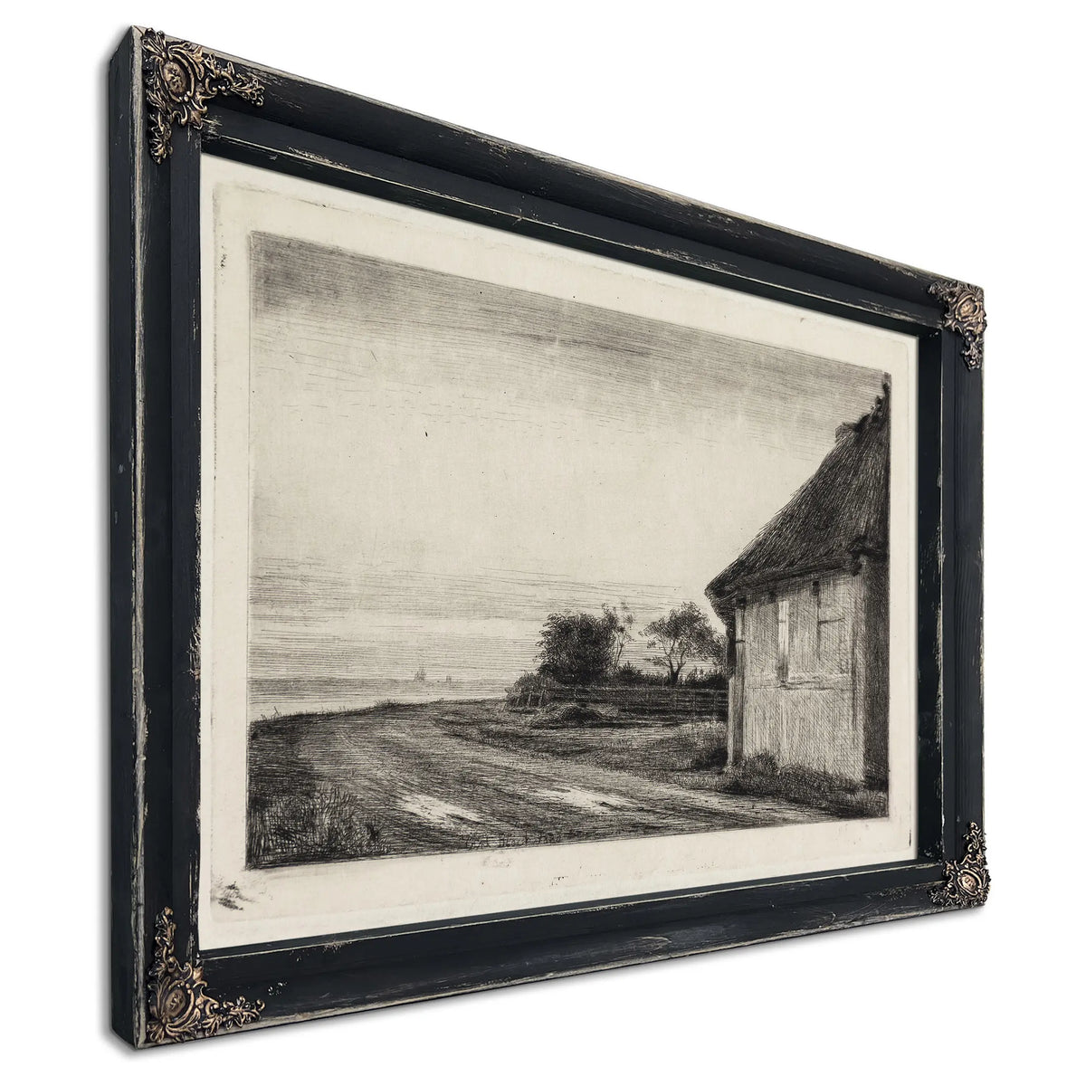 House And Garden By The Sea by Carl Bloch