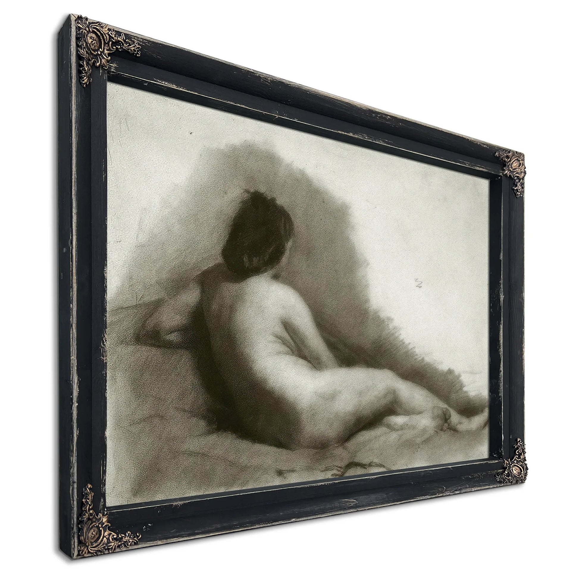 Study Of A Reclining Nude Woman By Thomas Eakins Fine Art Print