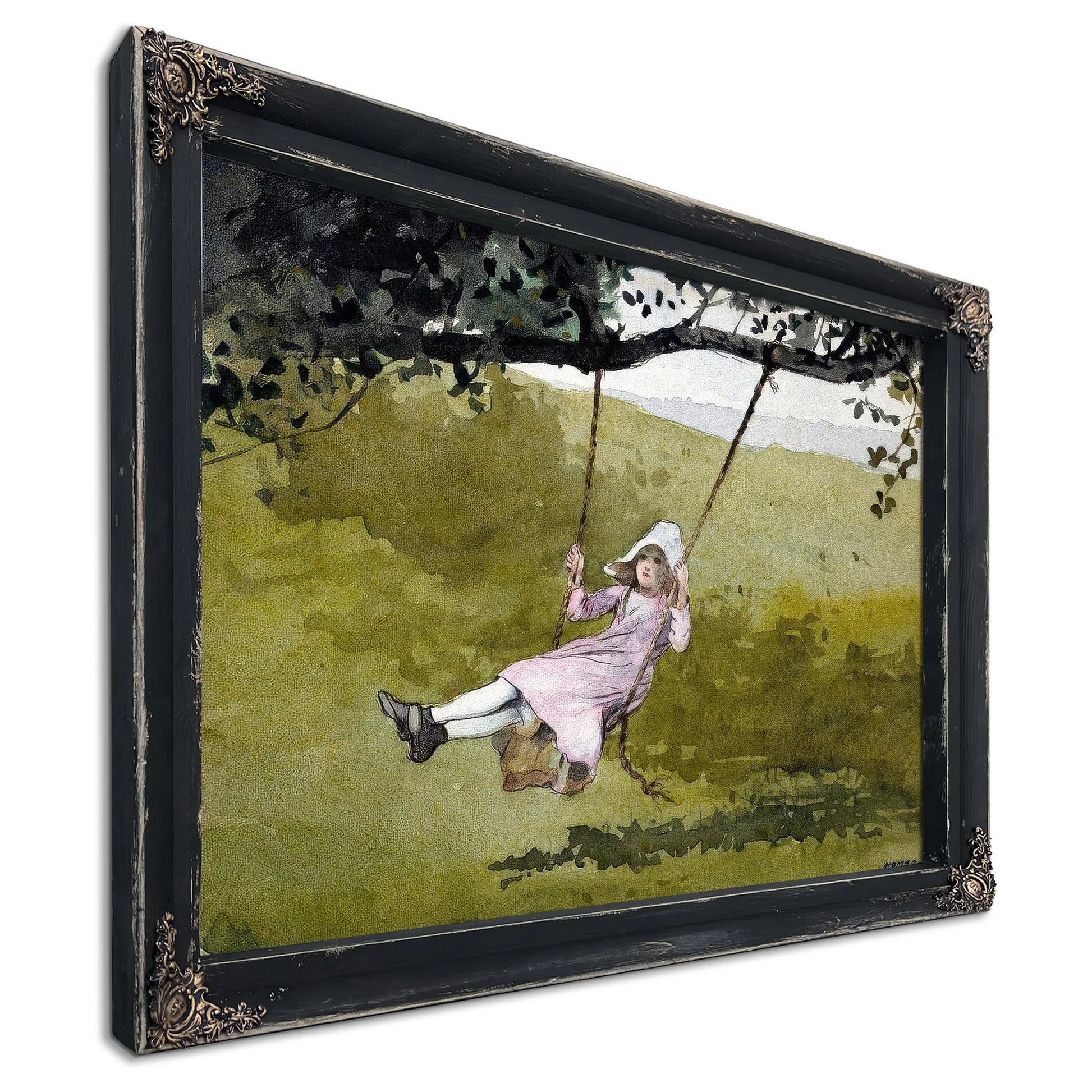 The Swing By Winslow Homer Fine Art Print
