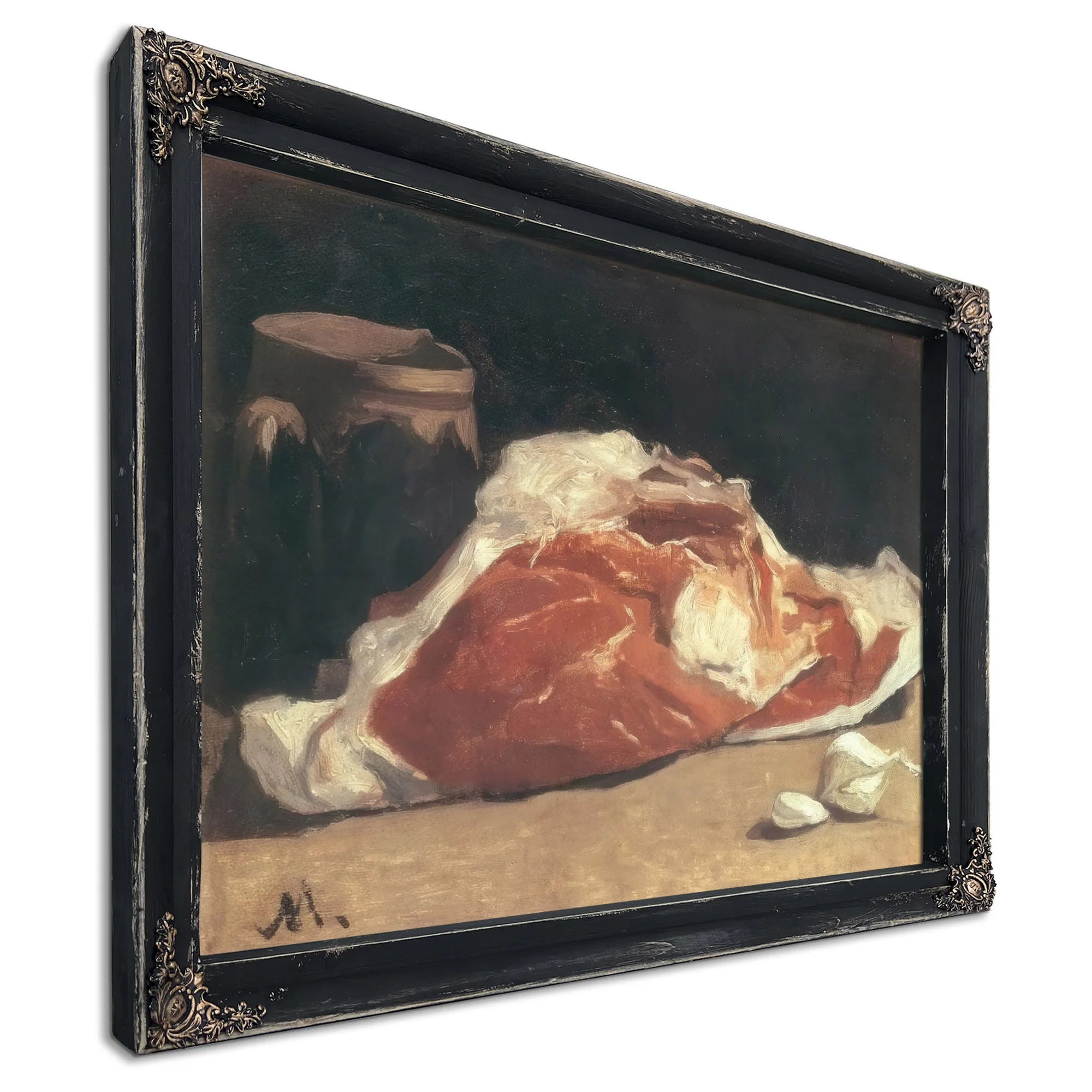 Still Life With Meat By Claude Monet Fine Art Print