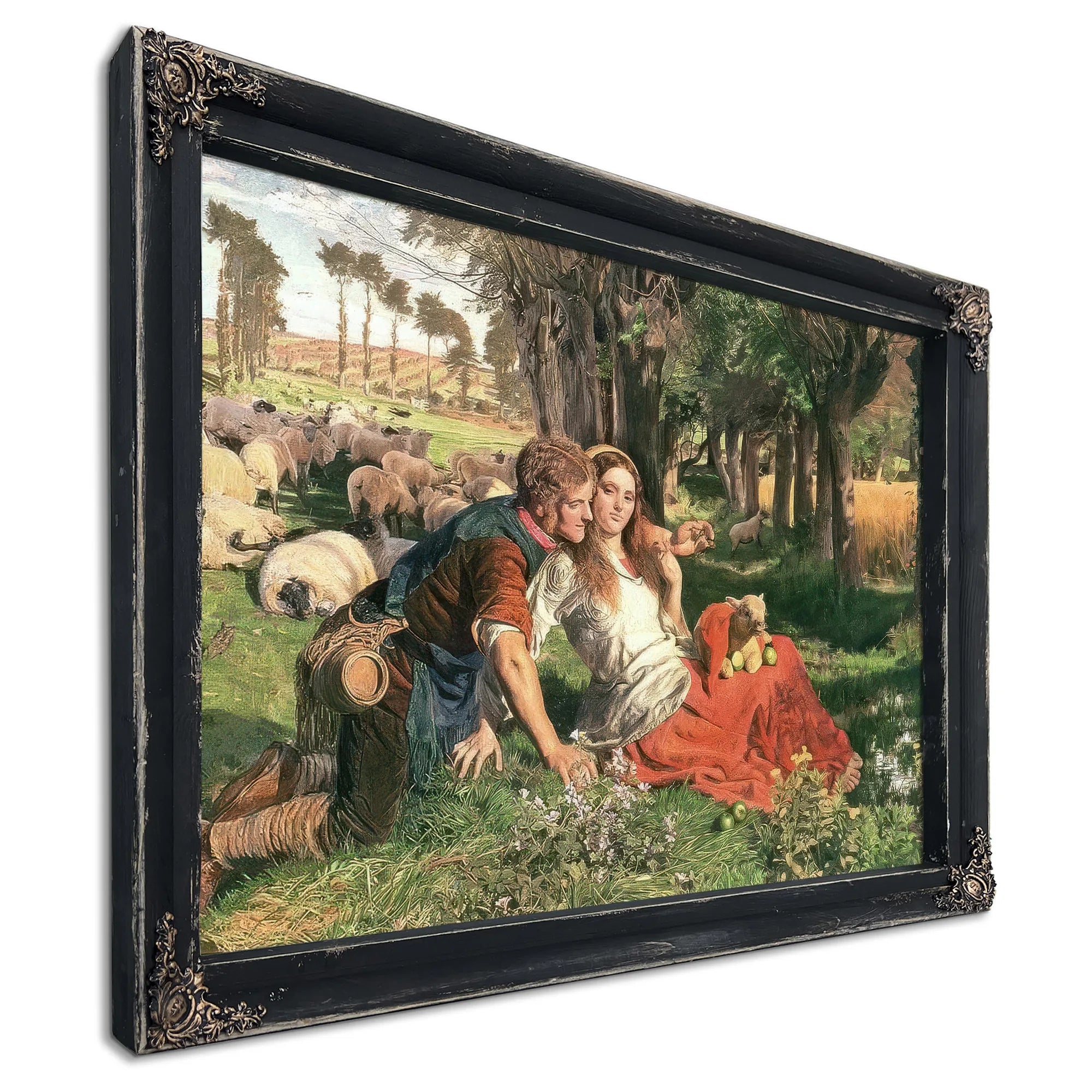 The Hireling Sheperd By William Holman Hunt Fine Art Print
