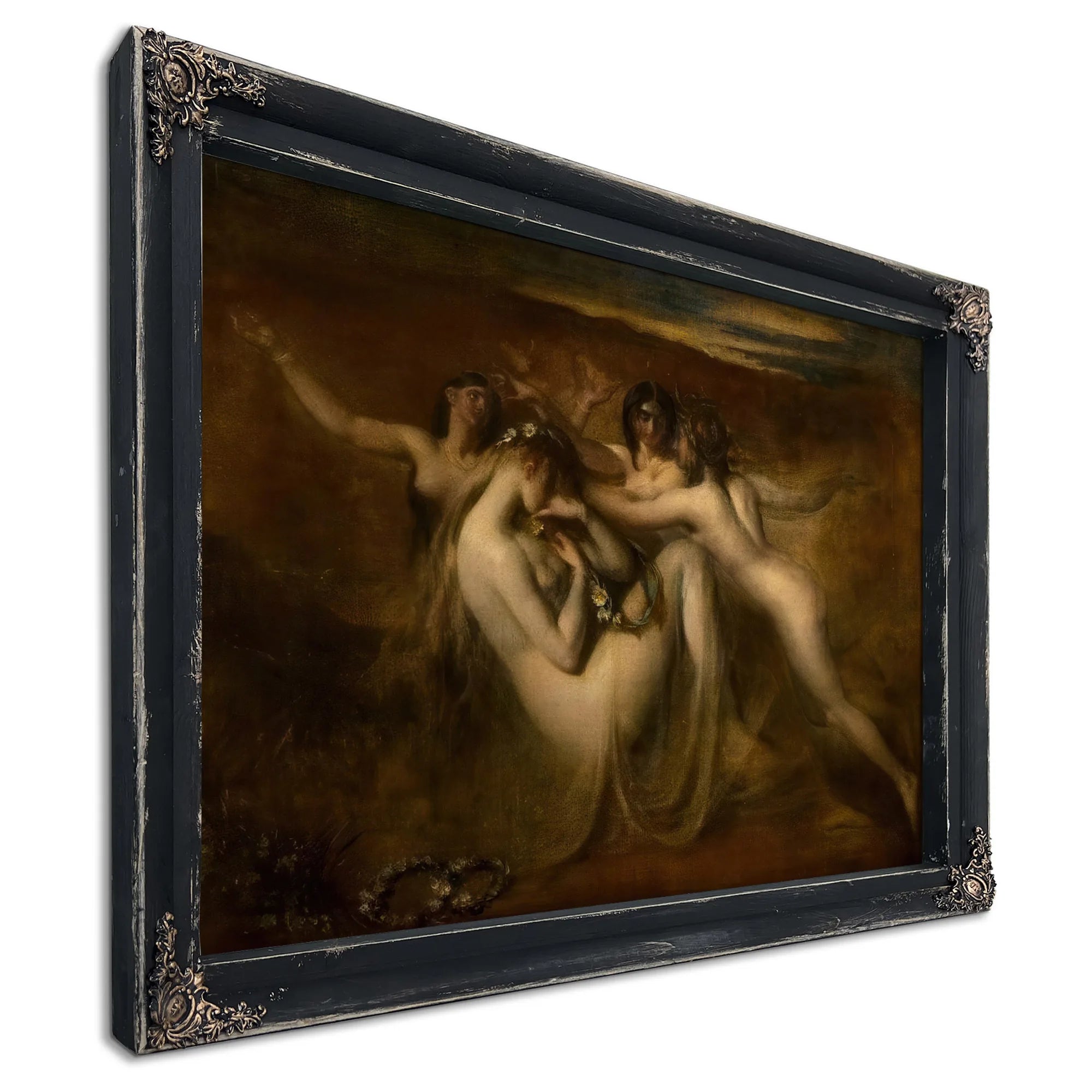 Sabrina And Her Nymphs By William Etty Fine Art Print