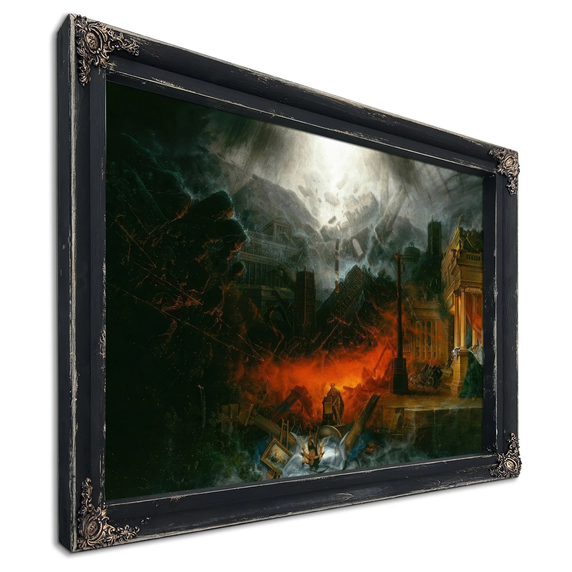 The Edge Of Doom By Colman Samuel Fine Art Print