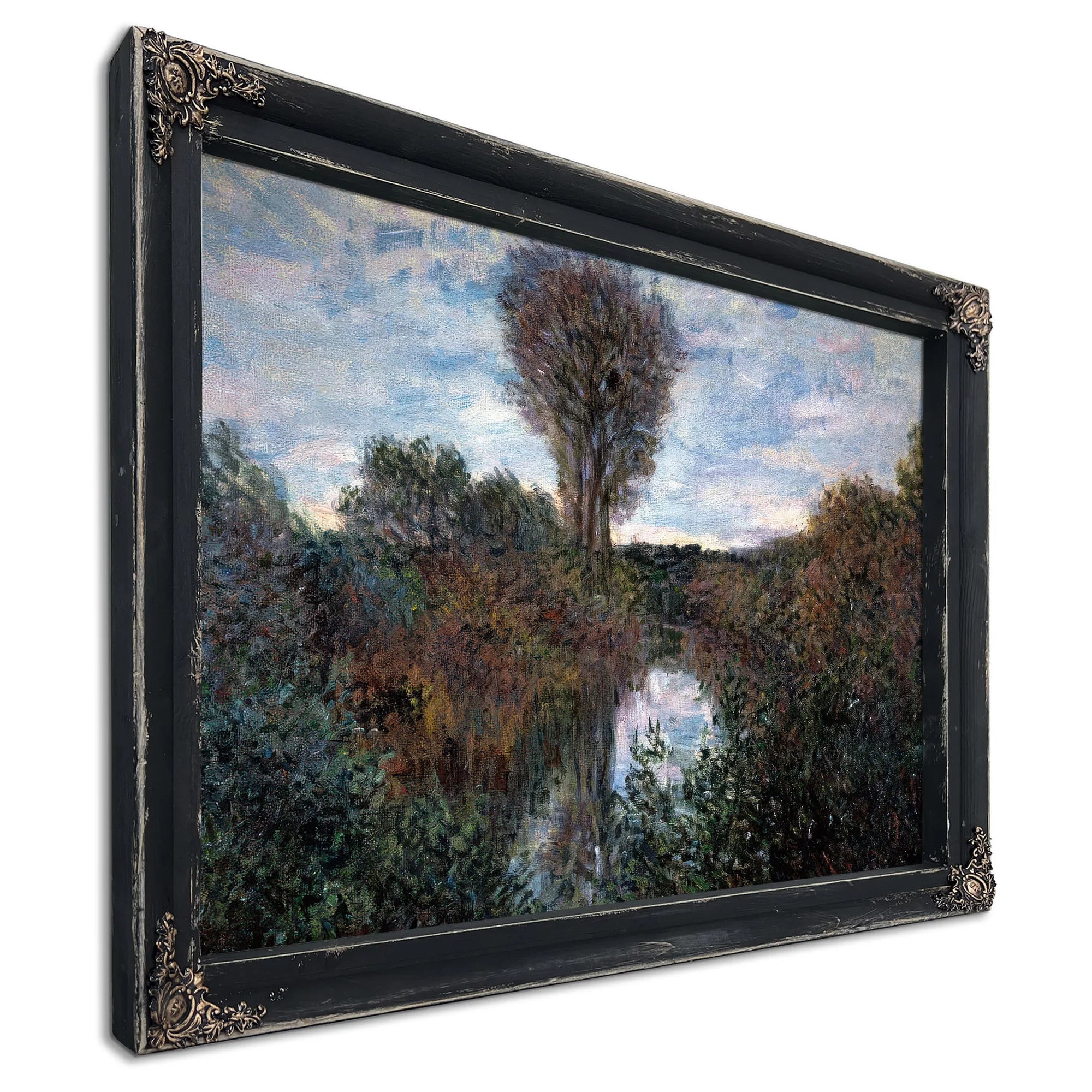 Small Bend In The Seine By Claude Monet Fine Art Print