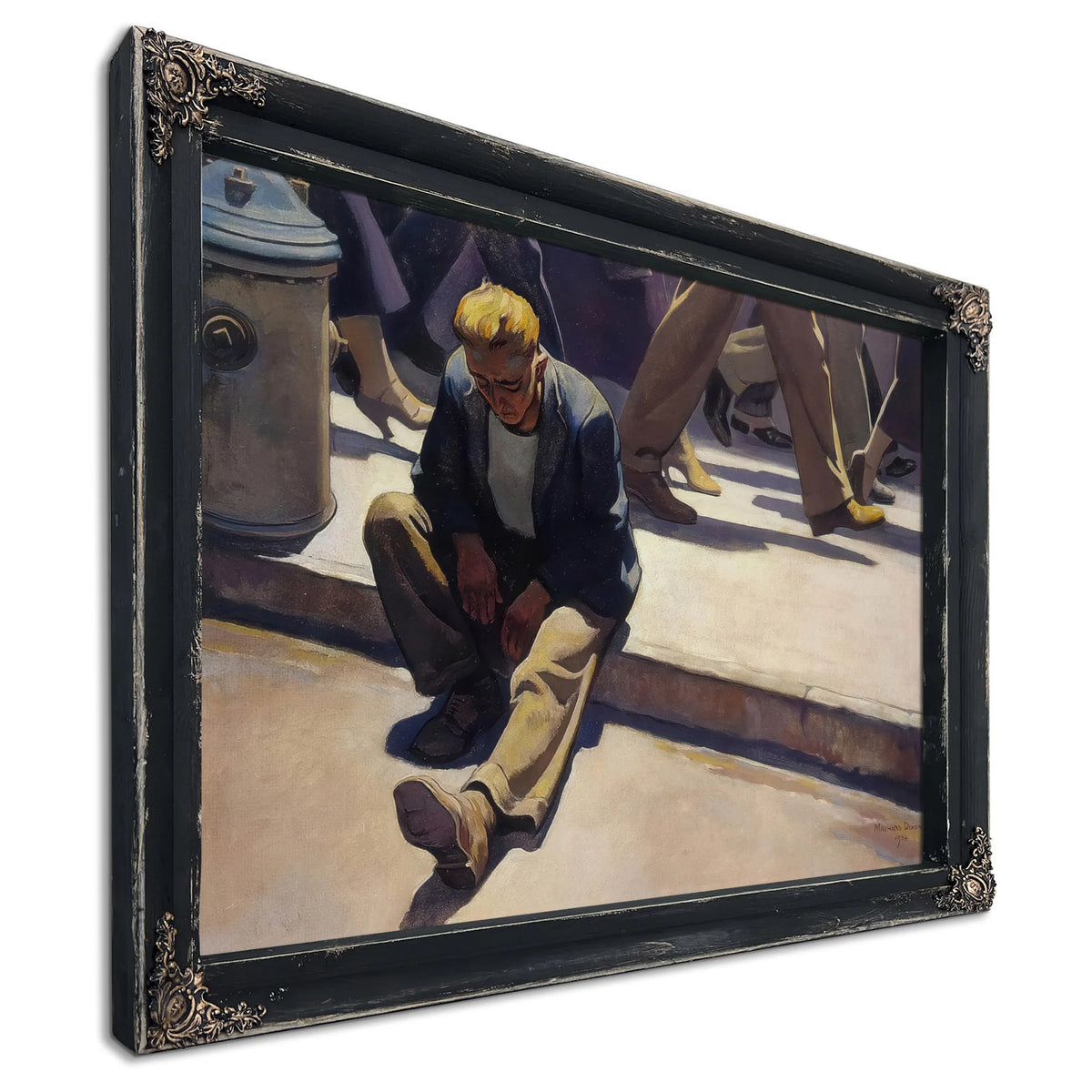 Forgotten Man By Maynard Dixon Fine Art Print