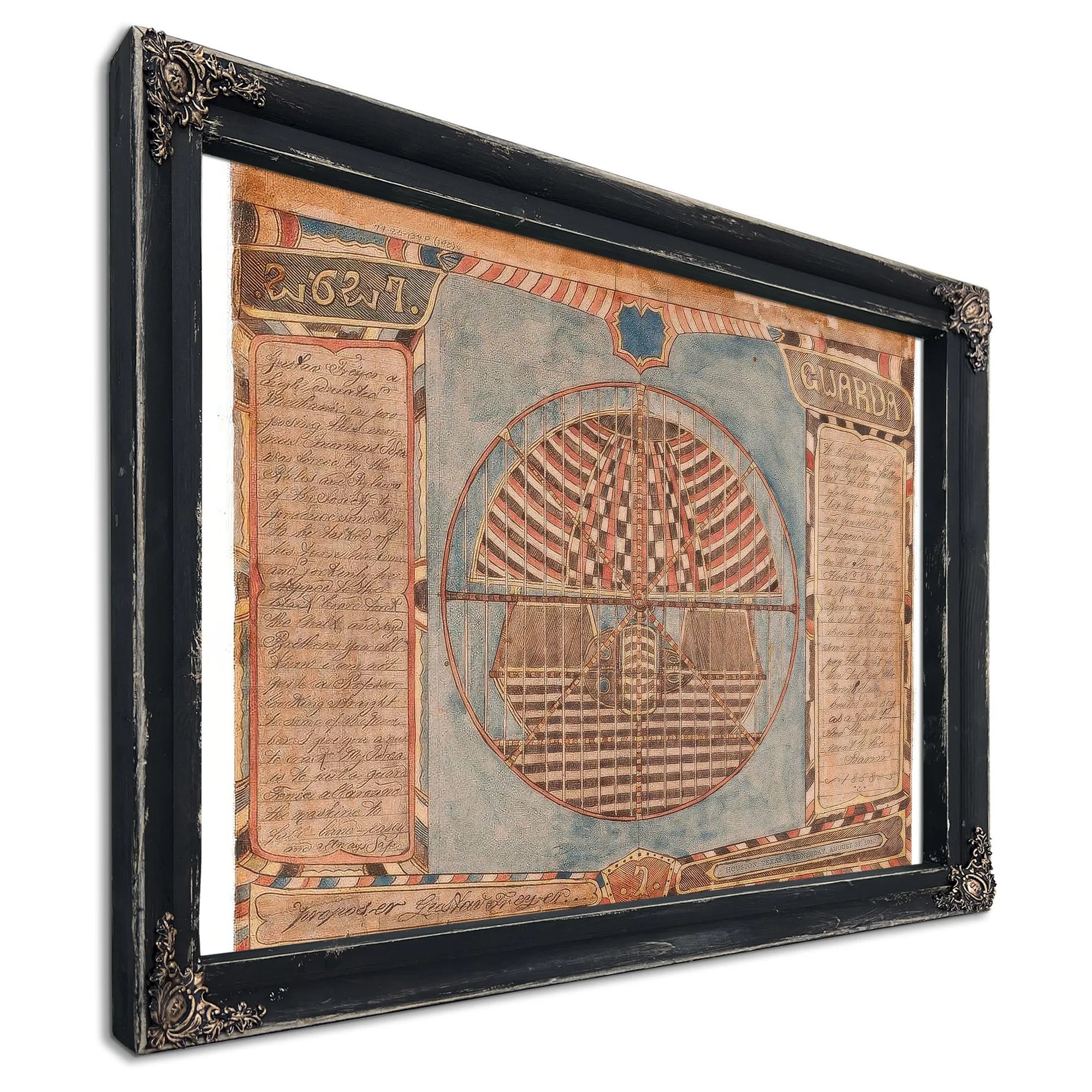 Plate 2627 Guarda 1912 By Charles Dellschau Fine Art Print