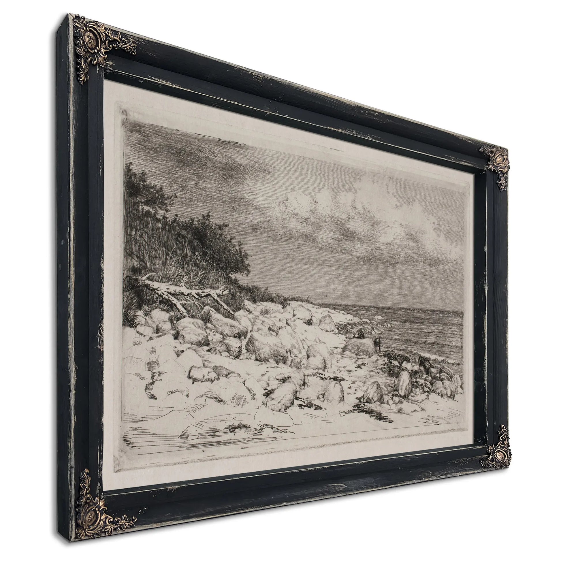 Stenet Strandbred by Carl Bloch
