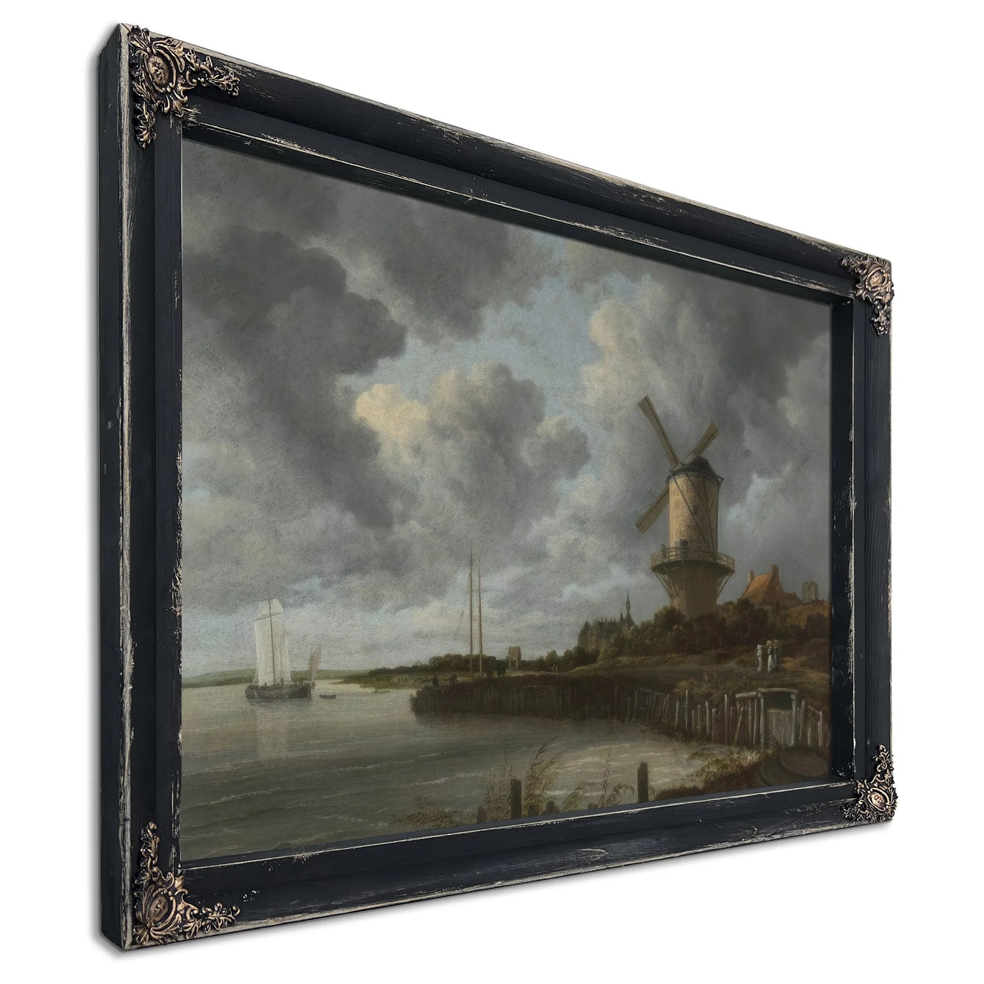 The Windmill At Wijk Bij Duurstede By Jacob Van Ruisdael Fine Art Print
