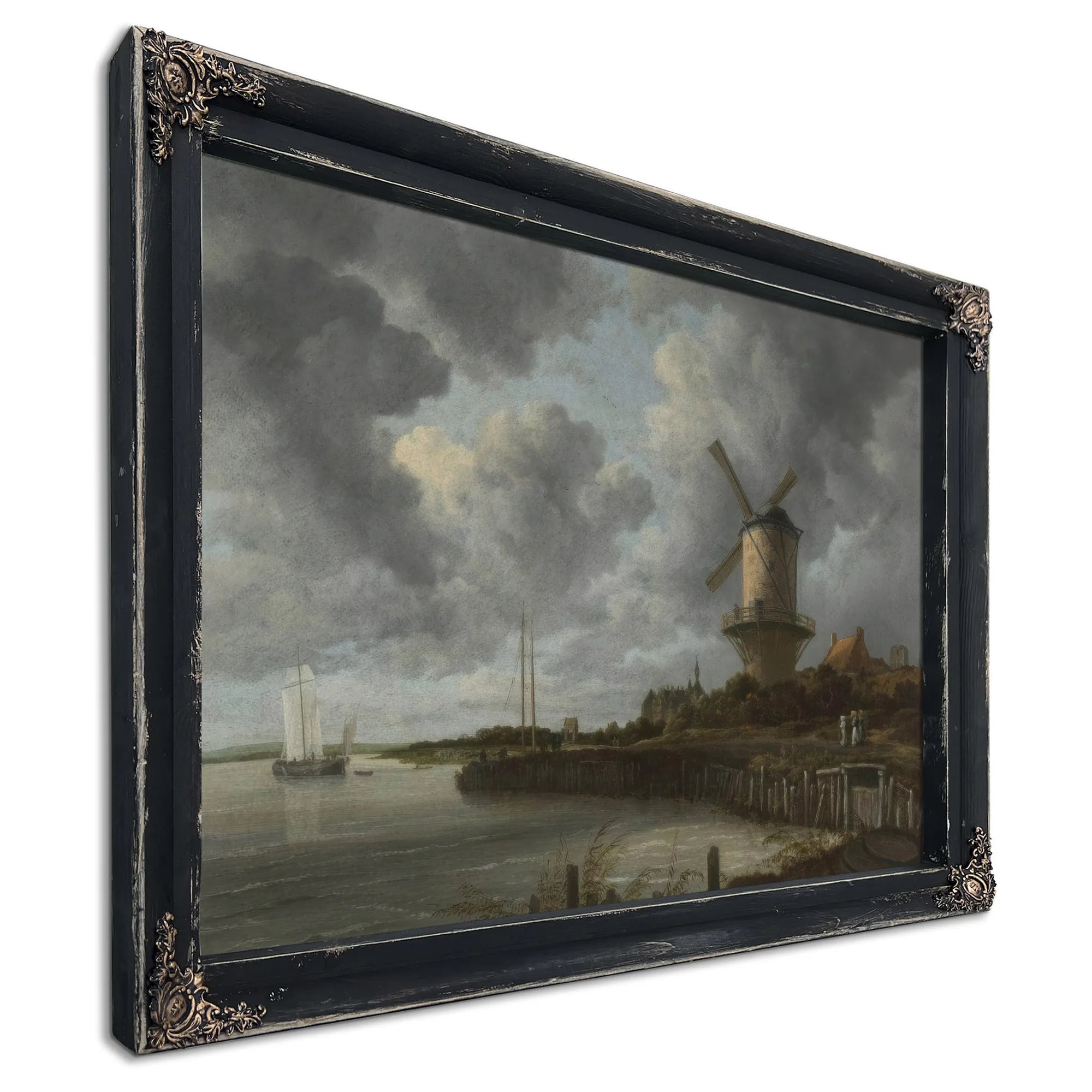 The Windmill At Wijk Bij Duurstede By Jacob Van Ruisdael Fine Art Print