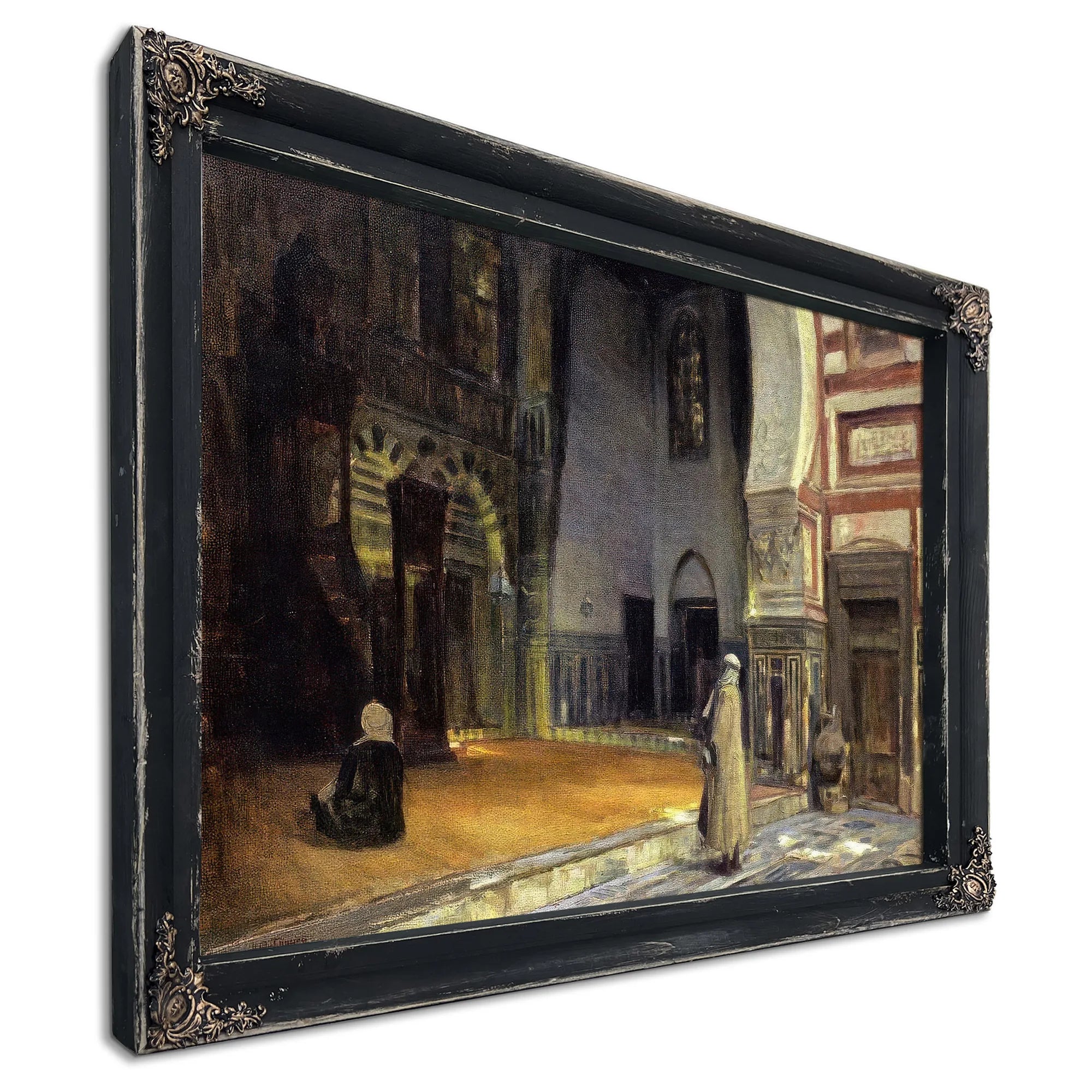 Interior Of A Mosque, Cairo By Henry Ossawa Tanner Fine Art Print