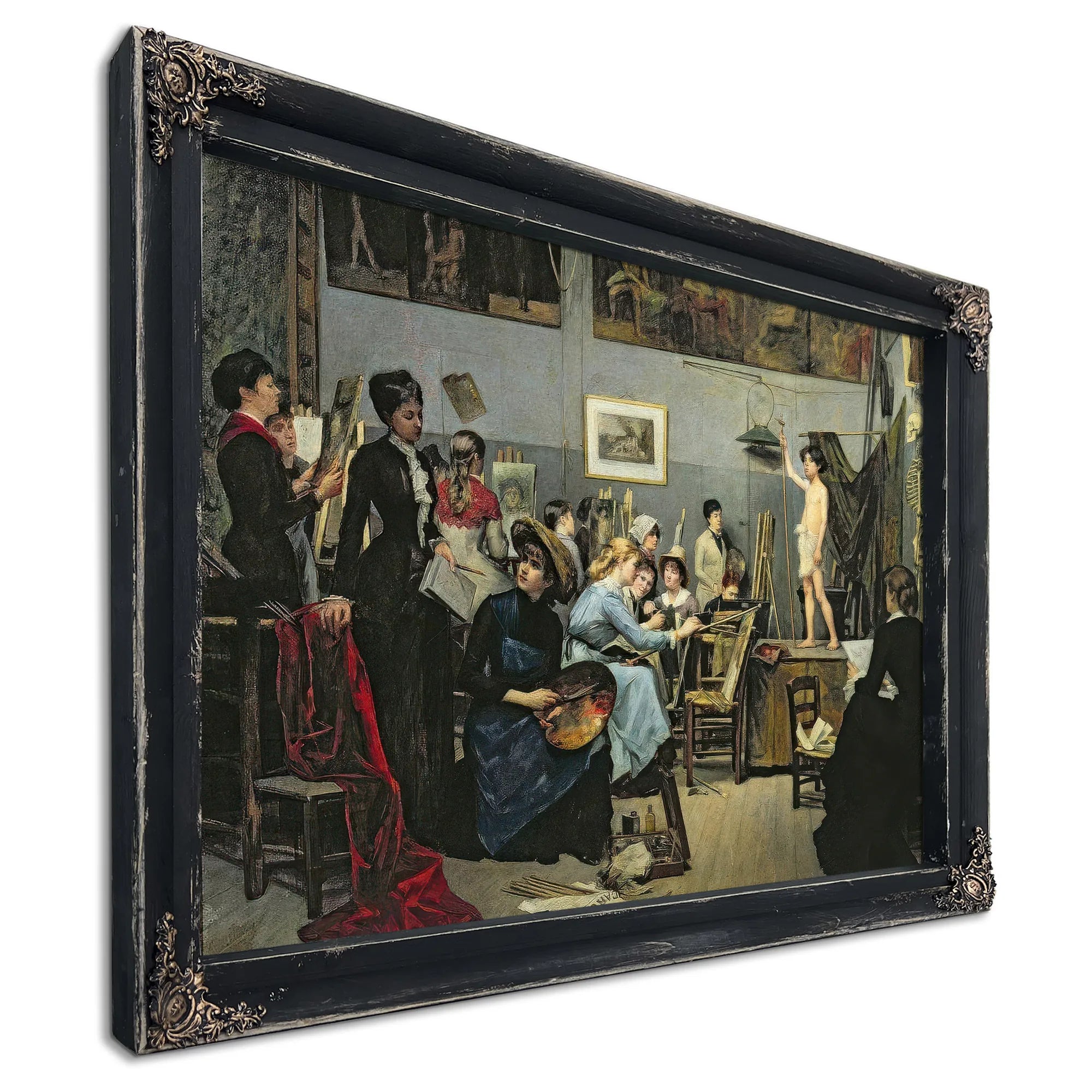 In The Studio 1881 By Marie Bashkirtseff Fine Art Print