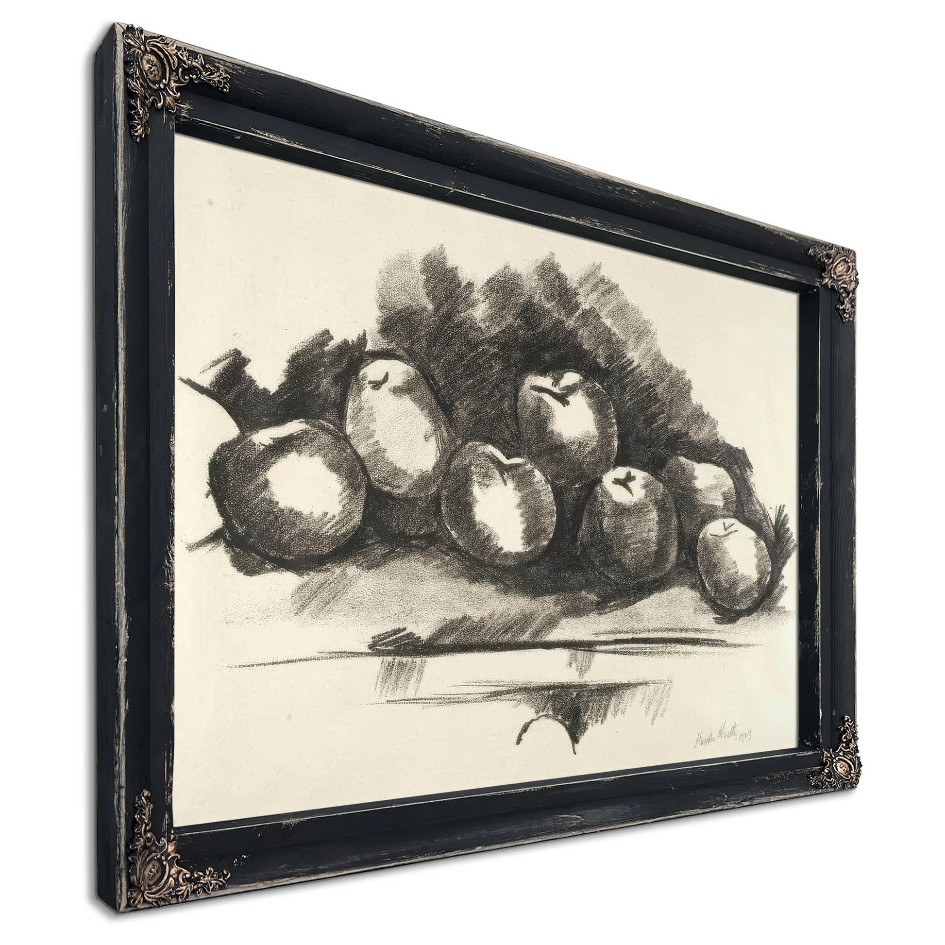 Apples On Table By Marsden Hartley Fine Art Print