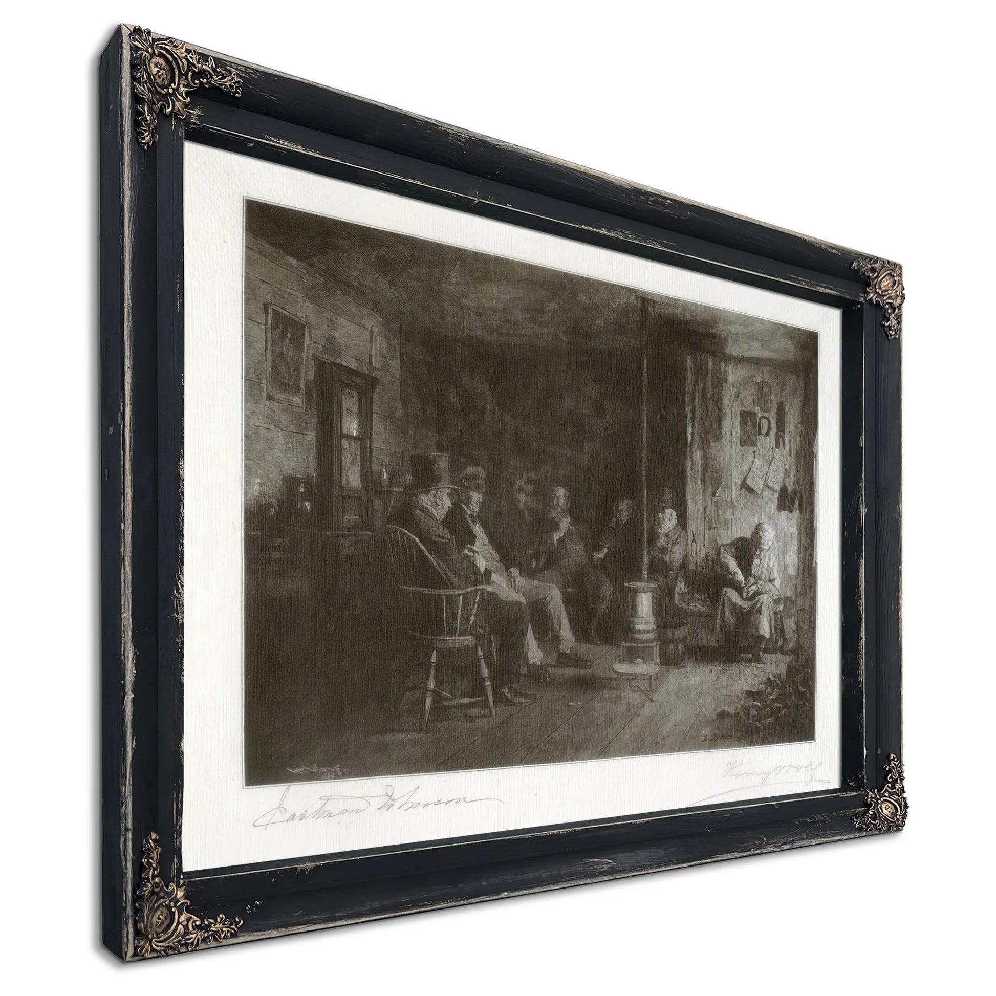 Nantucket School Of Philosophy By Eastman Johnson Fine Art Print