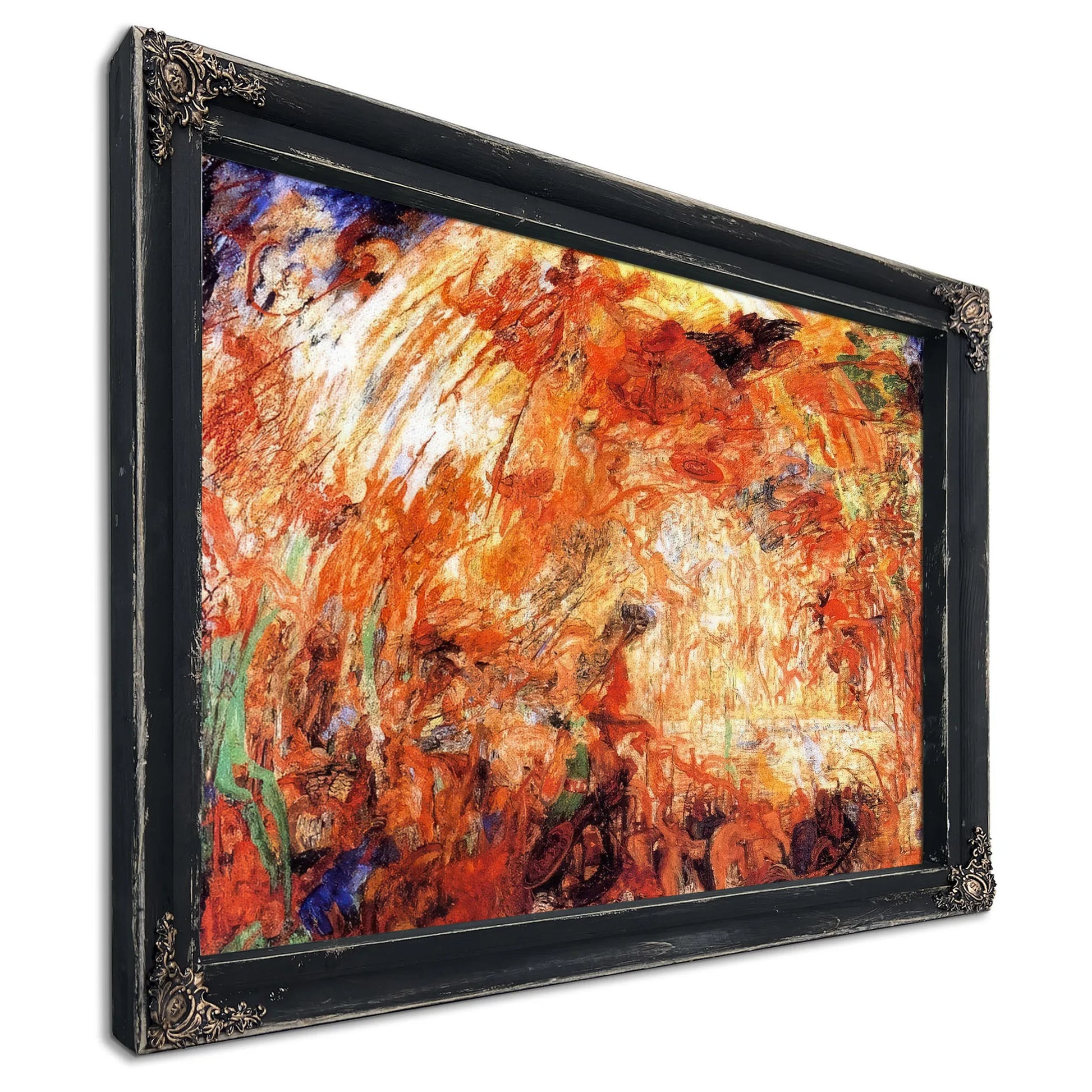 The Expulsion Of The Fallen Angel By James Ensor Fine Art Print