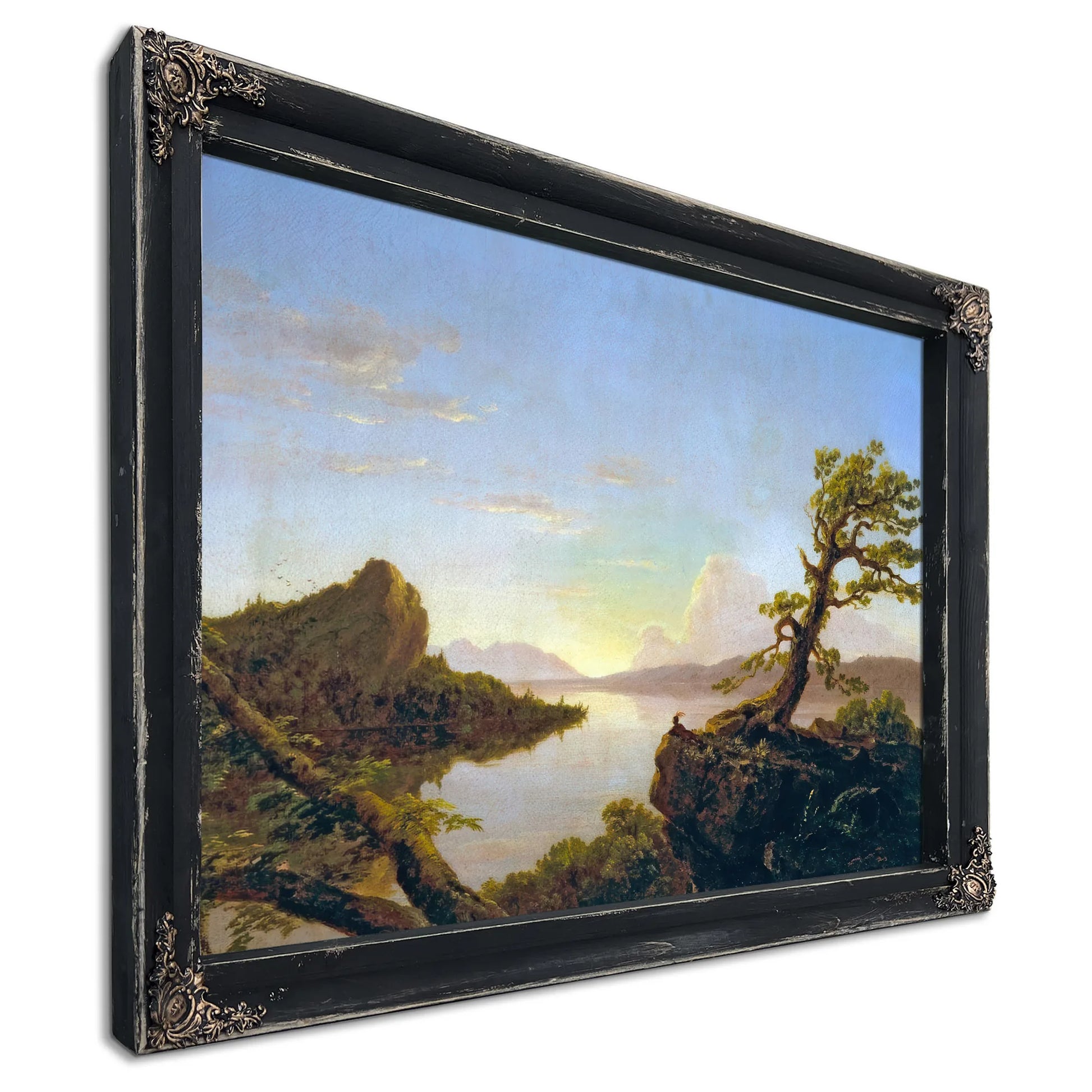 American Lake Scene By Thomas Cole Fine Art Print