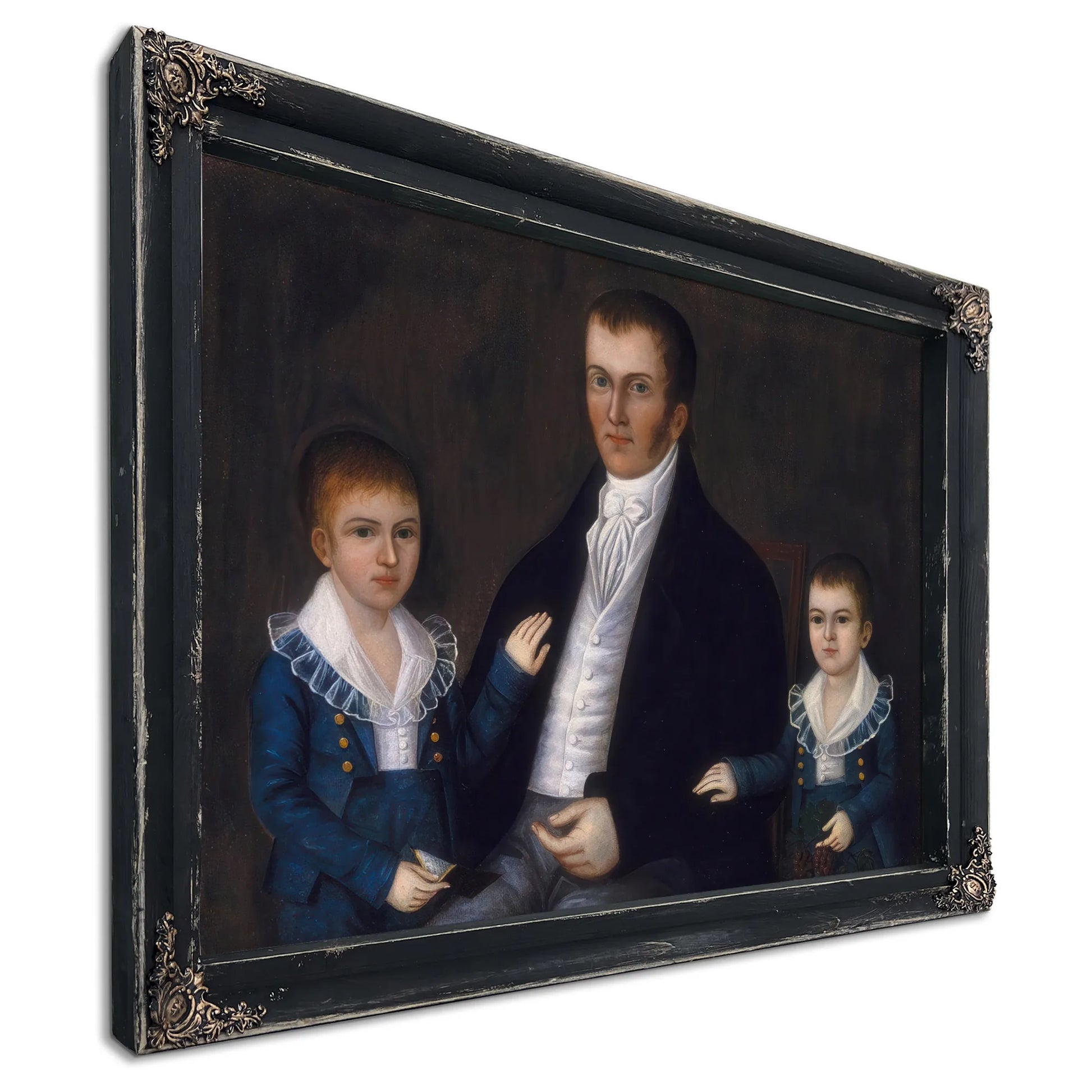 John Jacob Anderson And Sons John And Edward 1815 By Joshua Johnson Fine Art Print