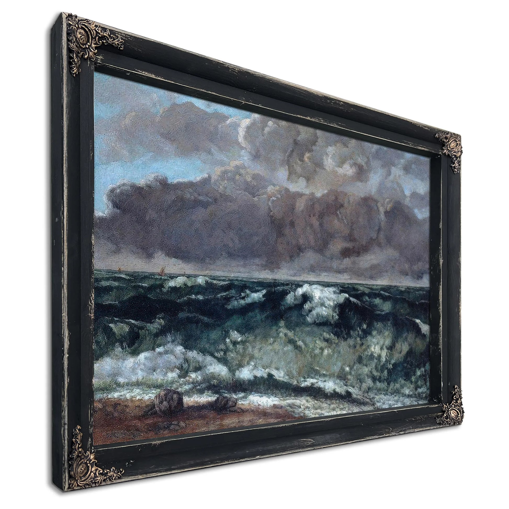 La Vague By Gustave Courbet Fine Art Print