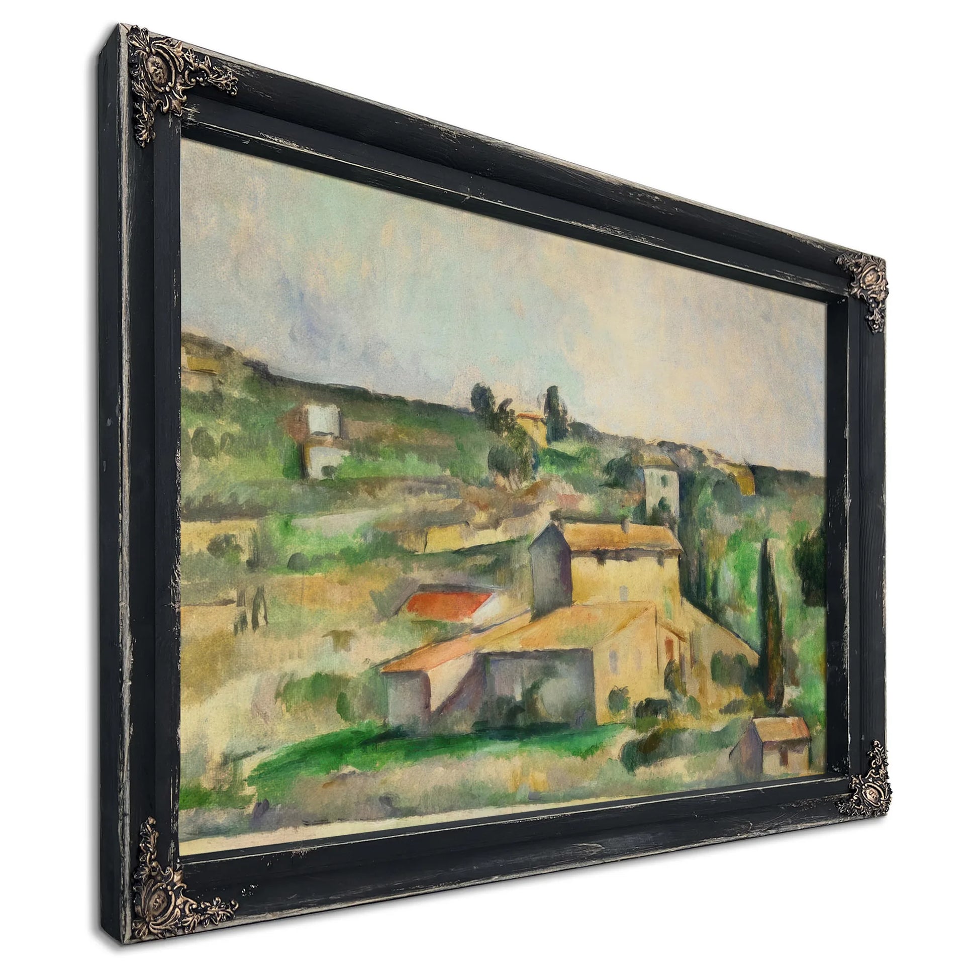 Fields At Bellevue By Paul Cezanne Fine Art Print
