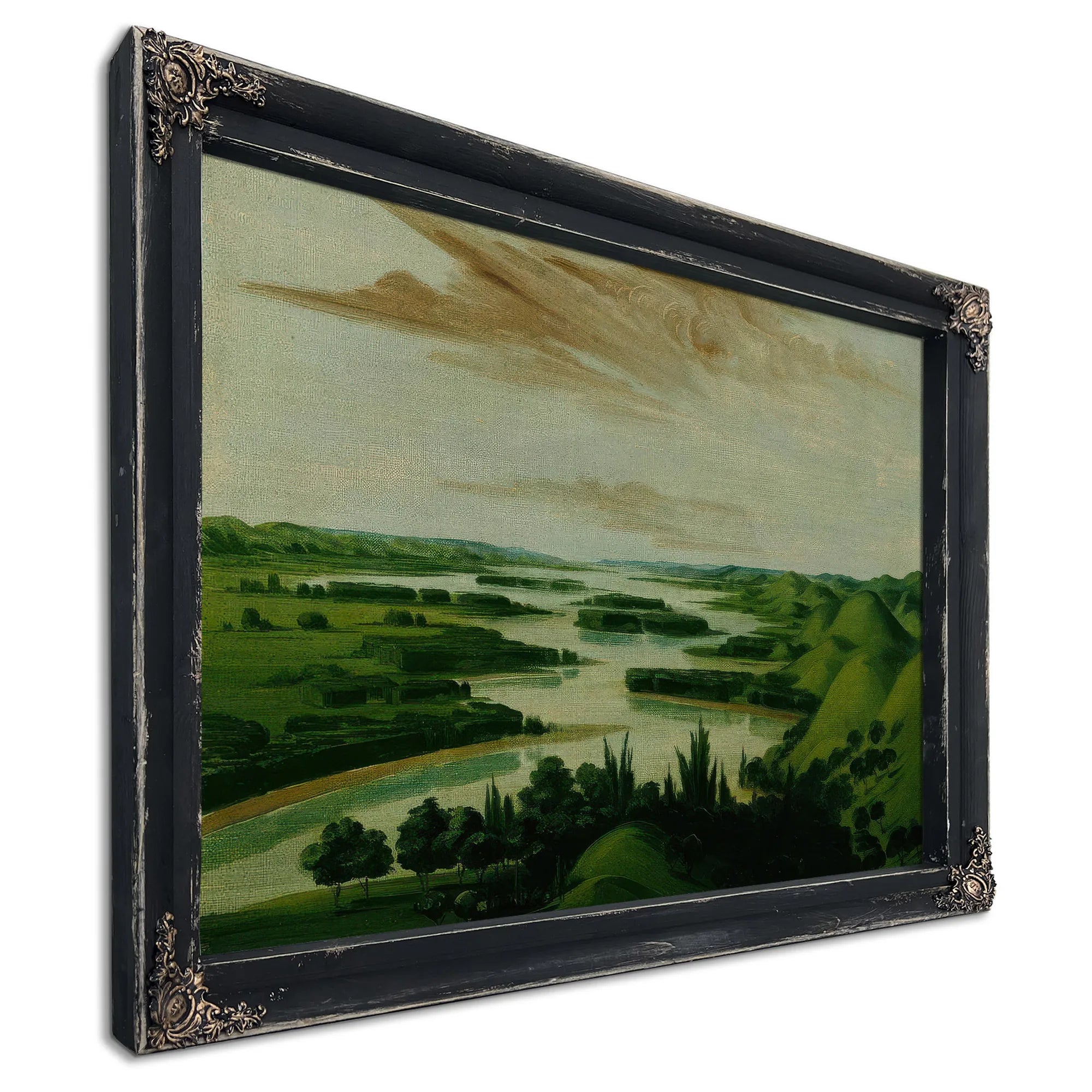 View From Floyd's Grave, 1300 Miles Above St. Louis By George Catlin Fine Art Print