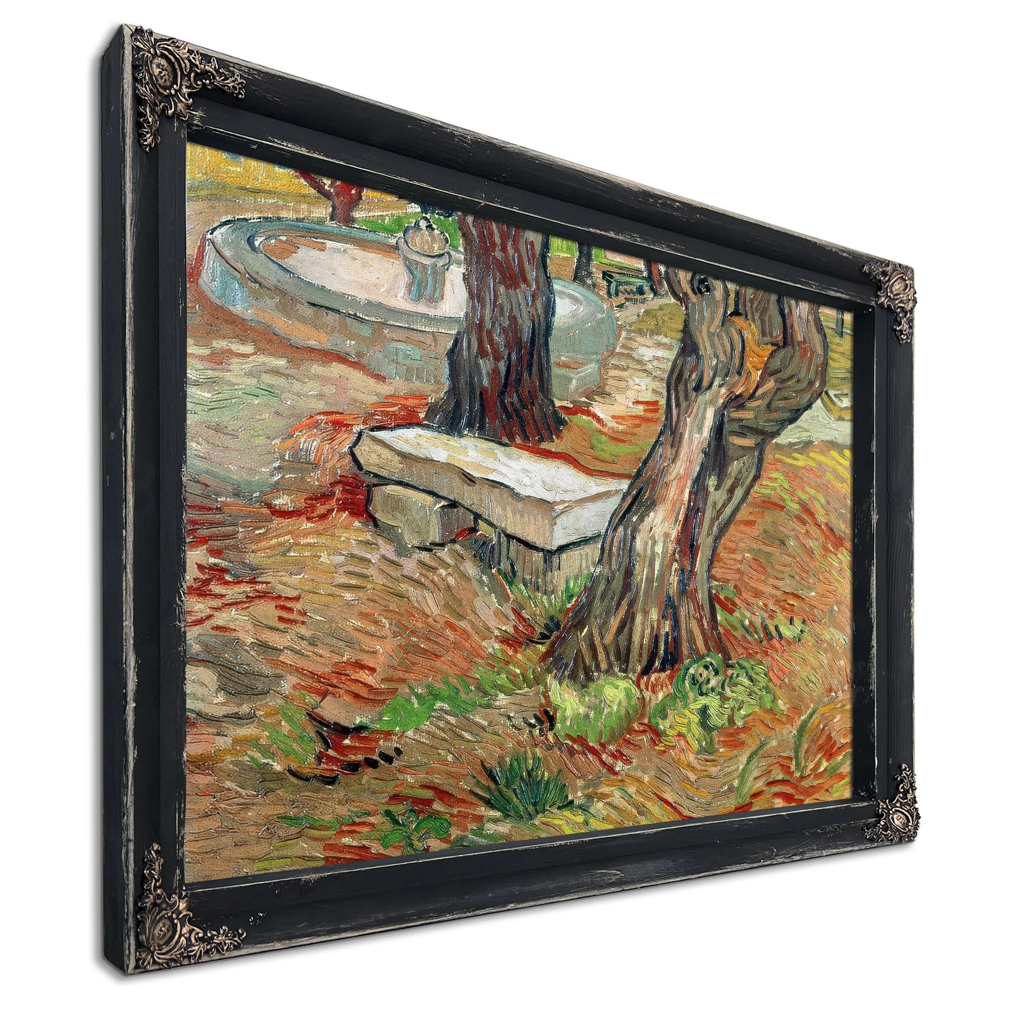 The Bench At Saint Remy By Vincent Van Gogh Fine Art Print
