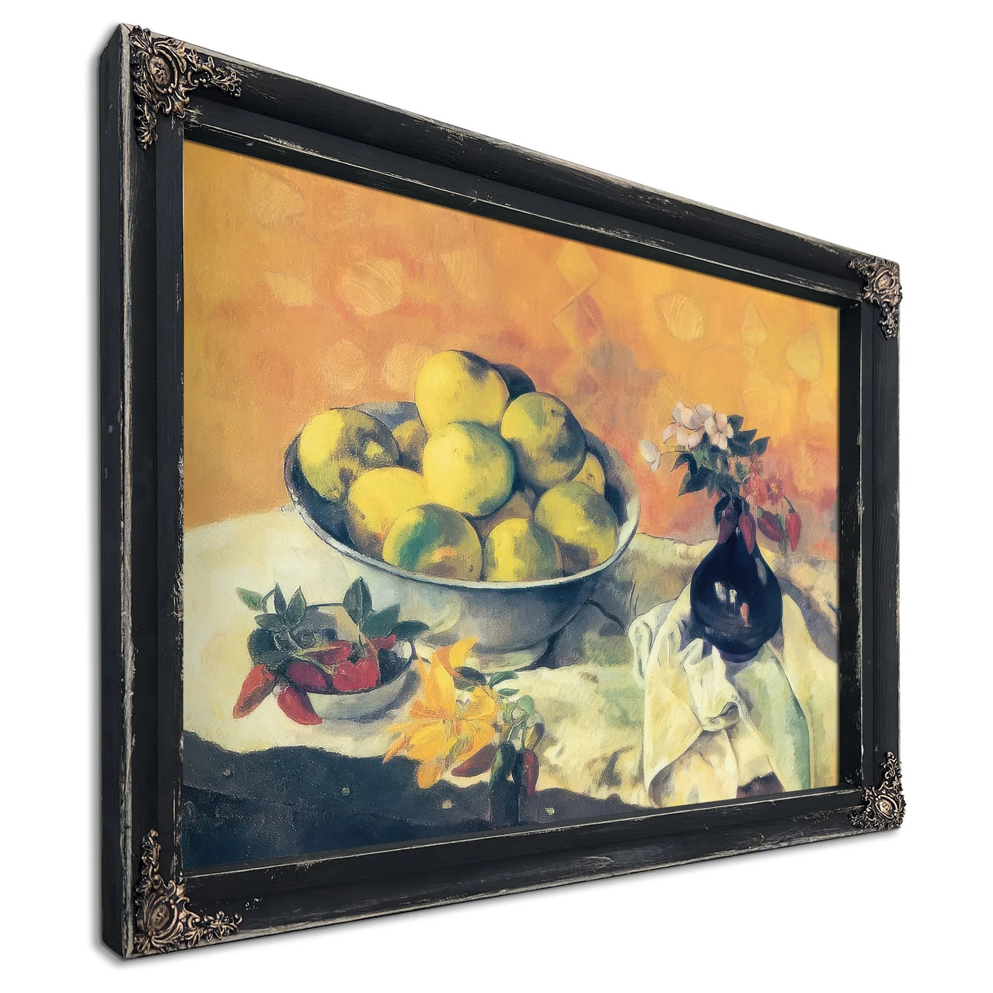 Still Life With Grapefruits By Paul Gauguin Fine Art Print