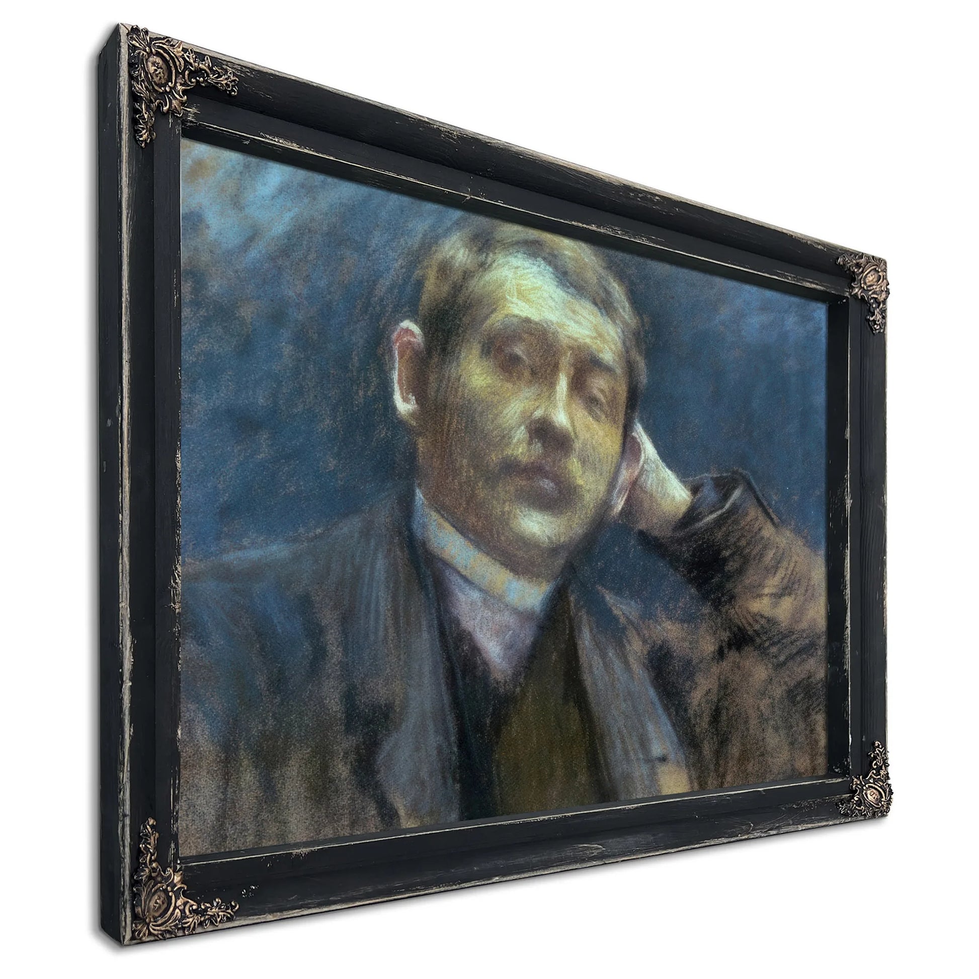 Portrait Of Otto Bacher By Gari Melchers Fine Art Print