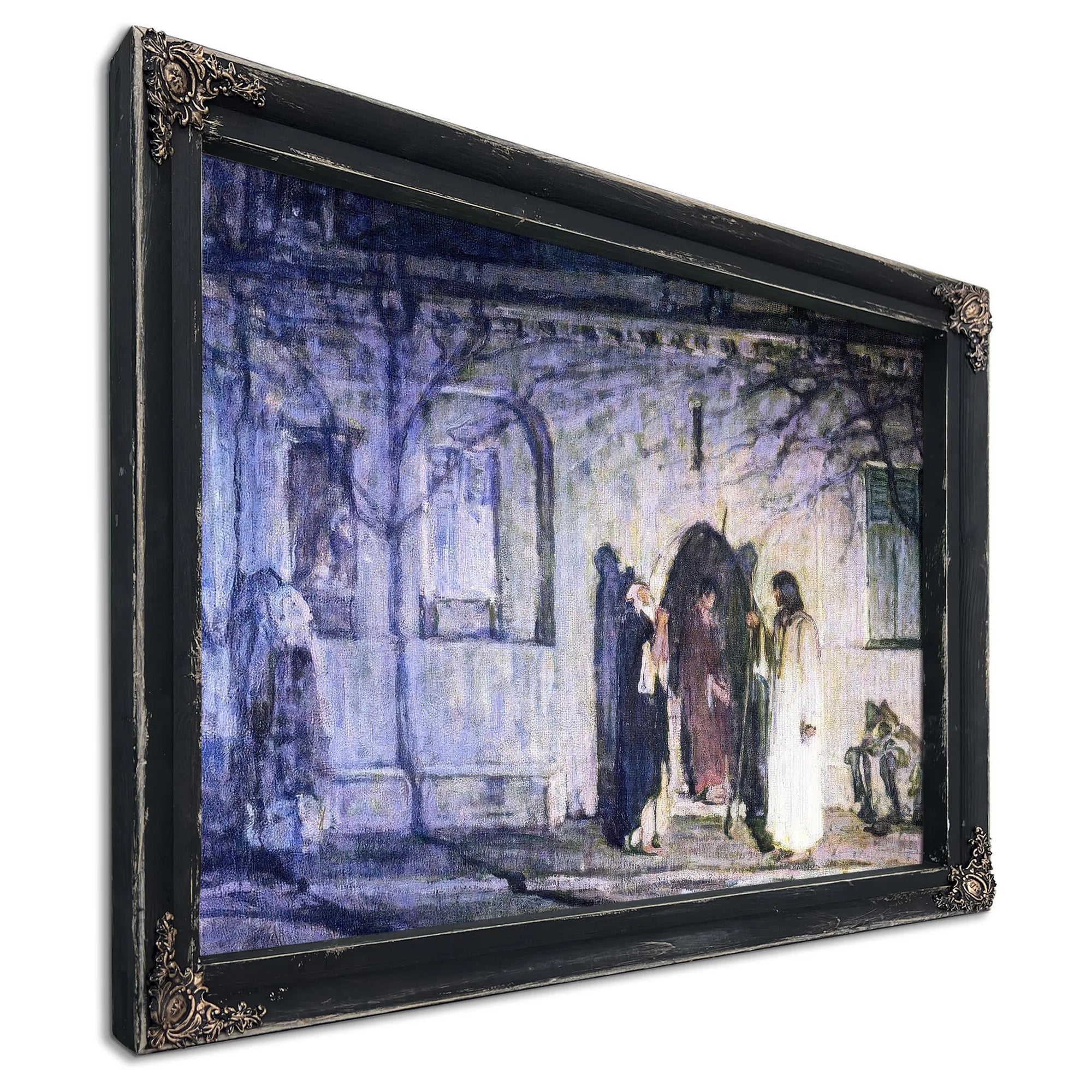Christ With The Canaanite Woman And Her Daughter By Henry Ossawa Tanner Fine Art Print