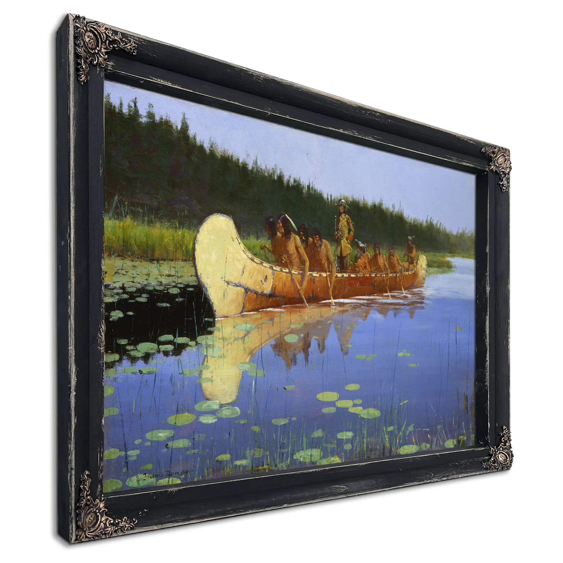 Radisson And Groseilliers by Frederic Remington