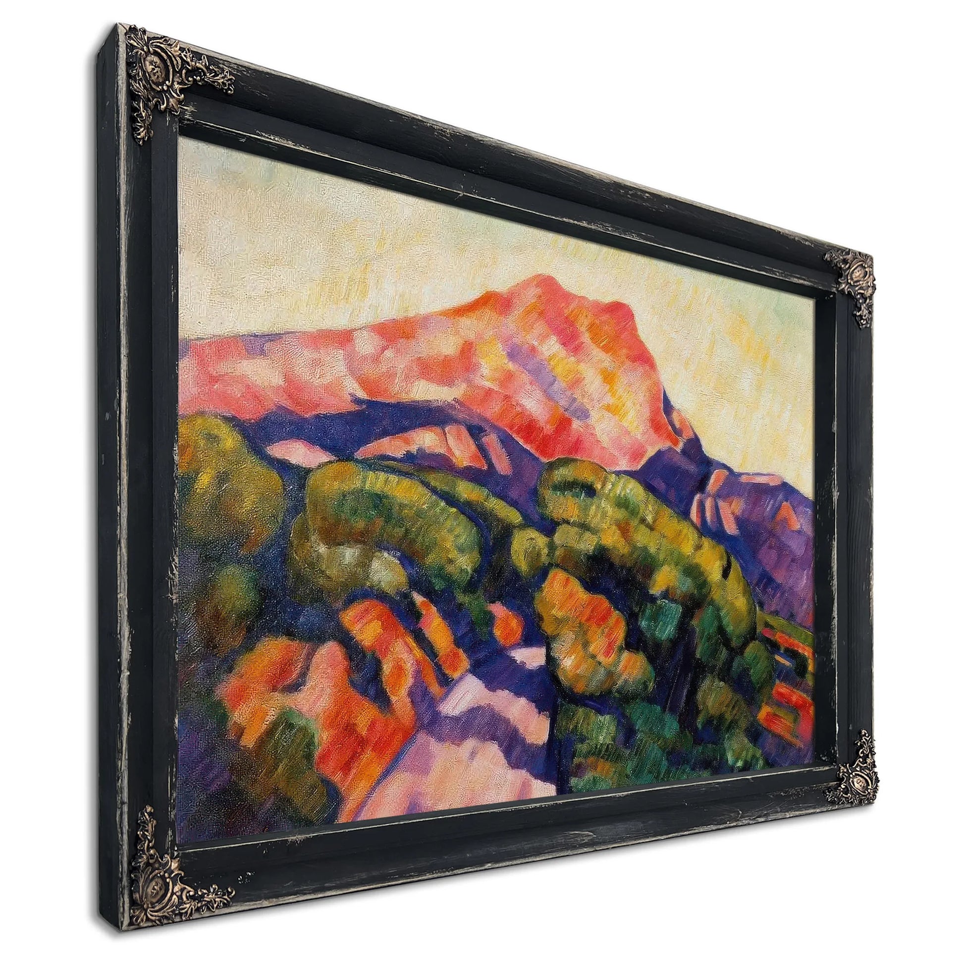 Mont Sainted Victoire Aix En Provence By Marsden Hartley Fine Art Print