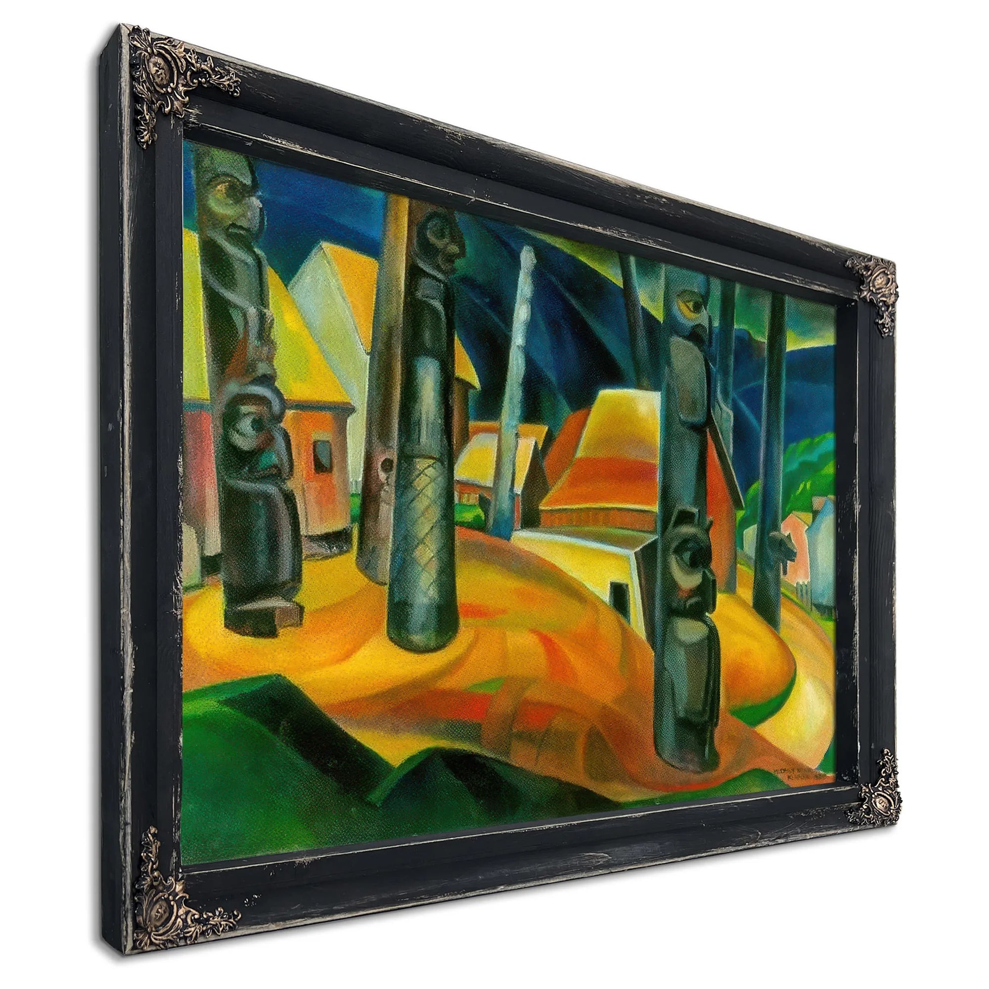Kisplax Village By Emily Carr Fine Art Print