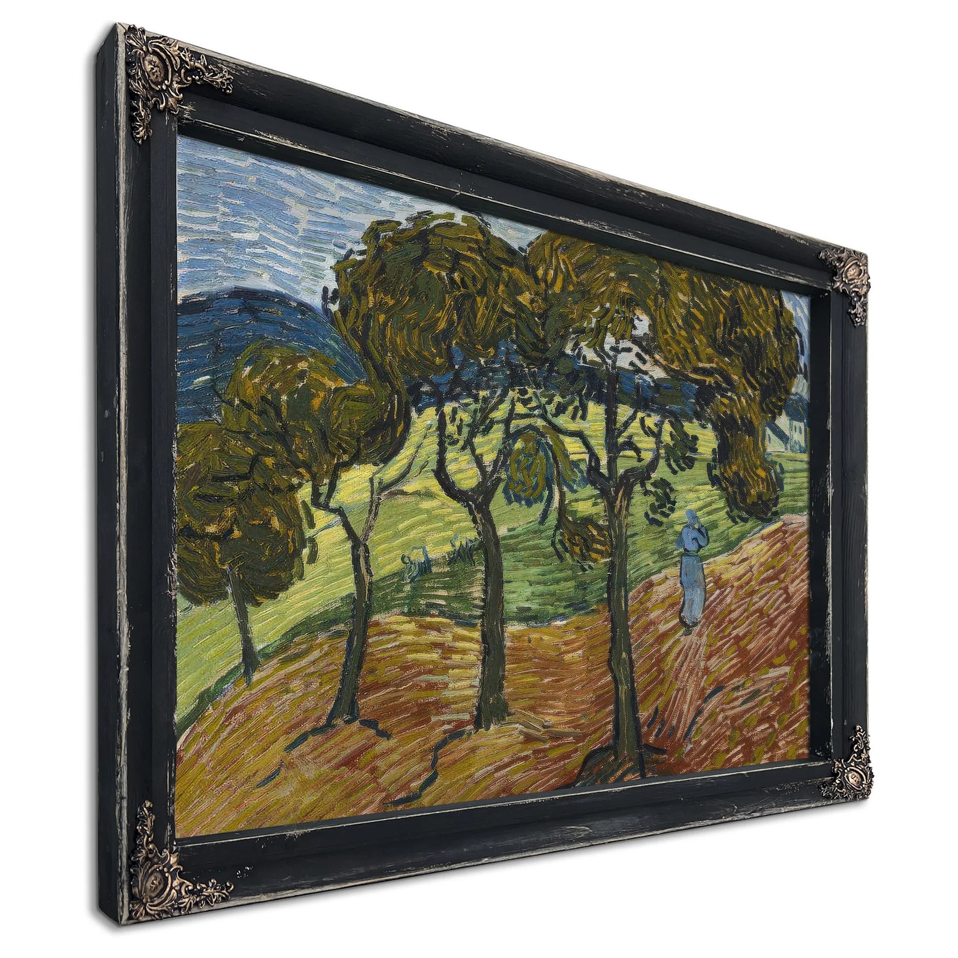 Landscape With Figures By Vincent Van Gogh Fine Art Print