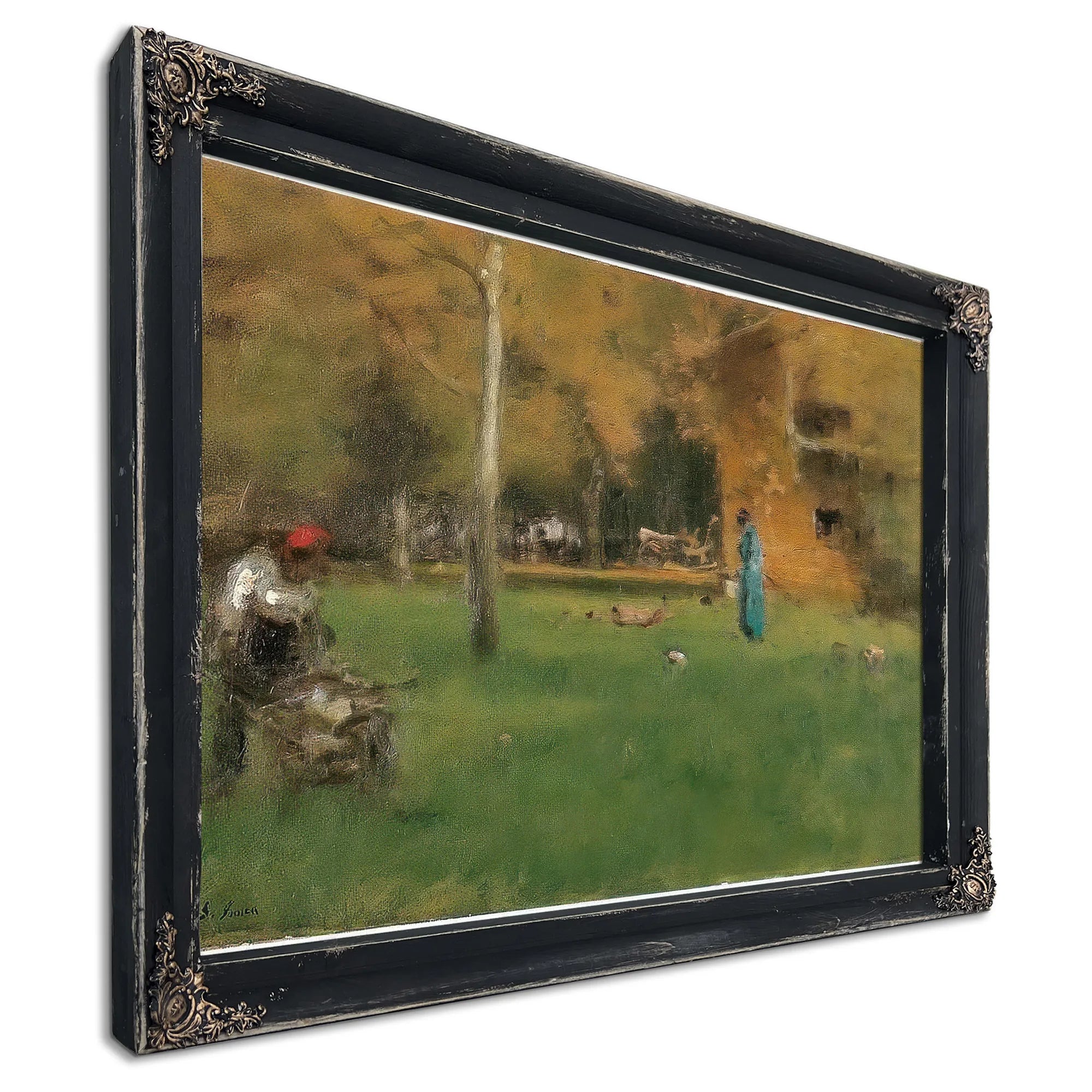 The Old Barn By George Inness Fine Art Print