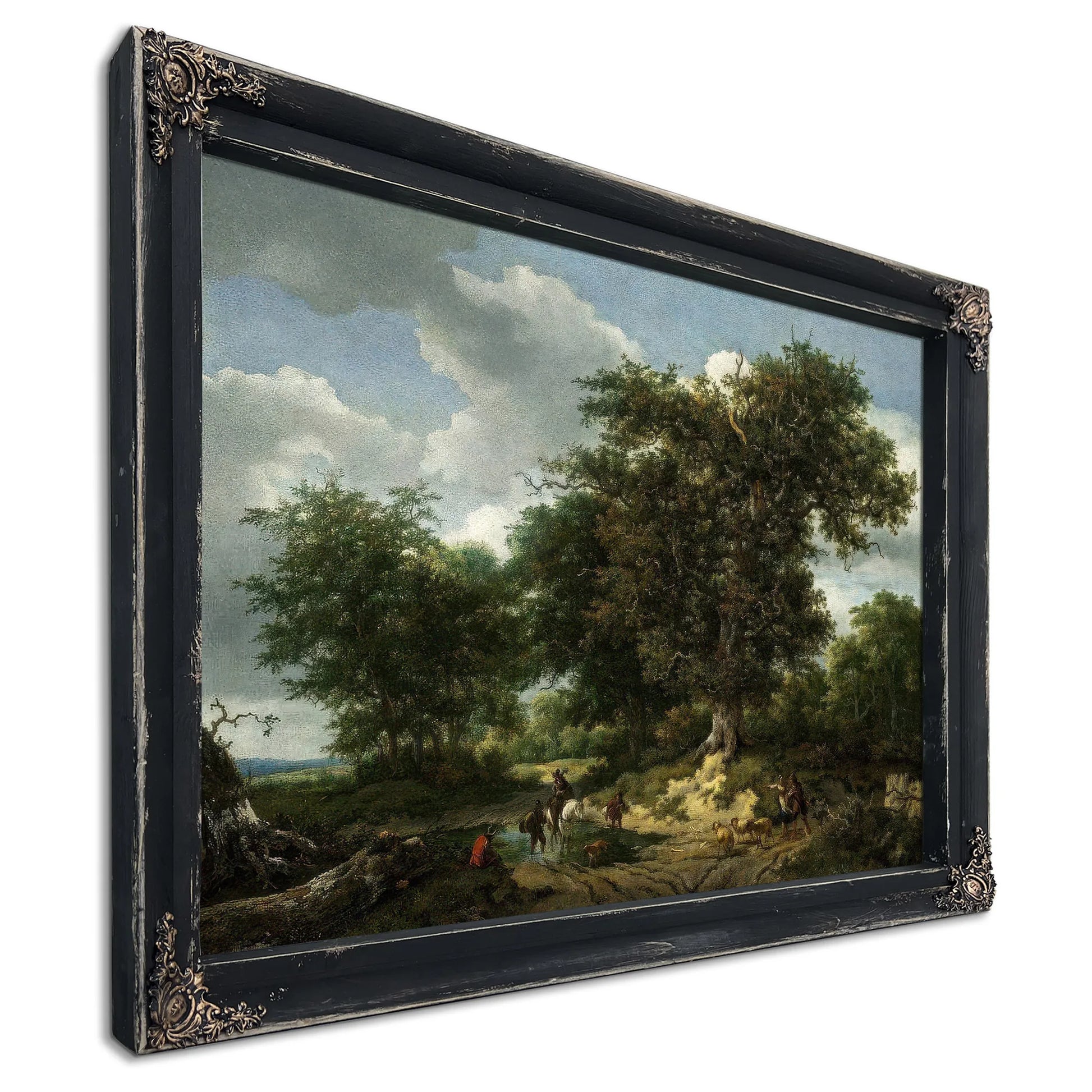 The Great Oak By Jacob Van Ruisdael Fine Art Print