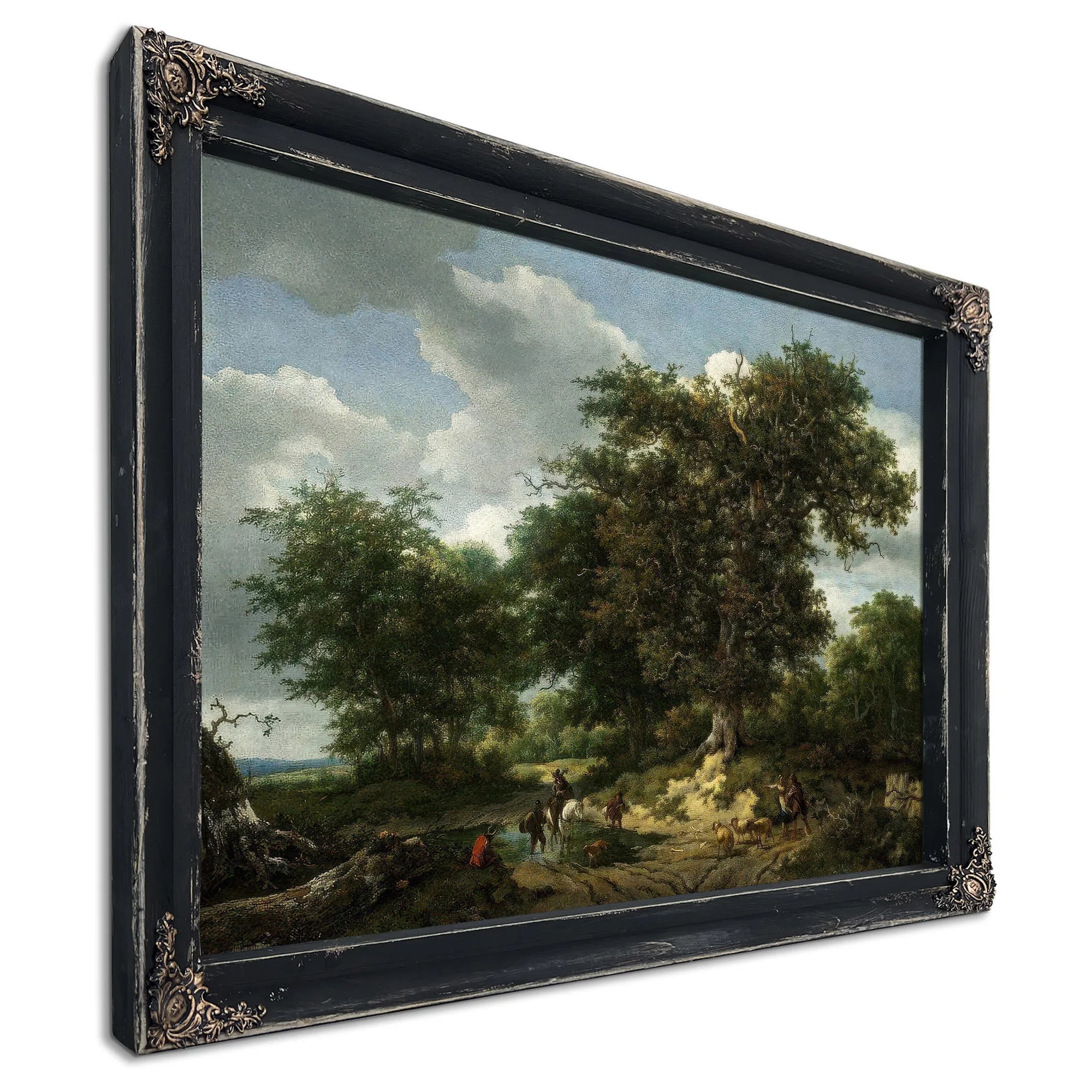 The Great Oak By Jacob Van Ruisdael Fine Art Print