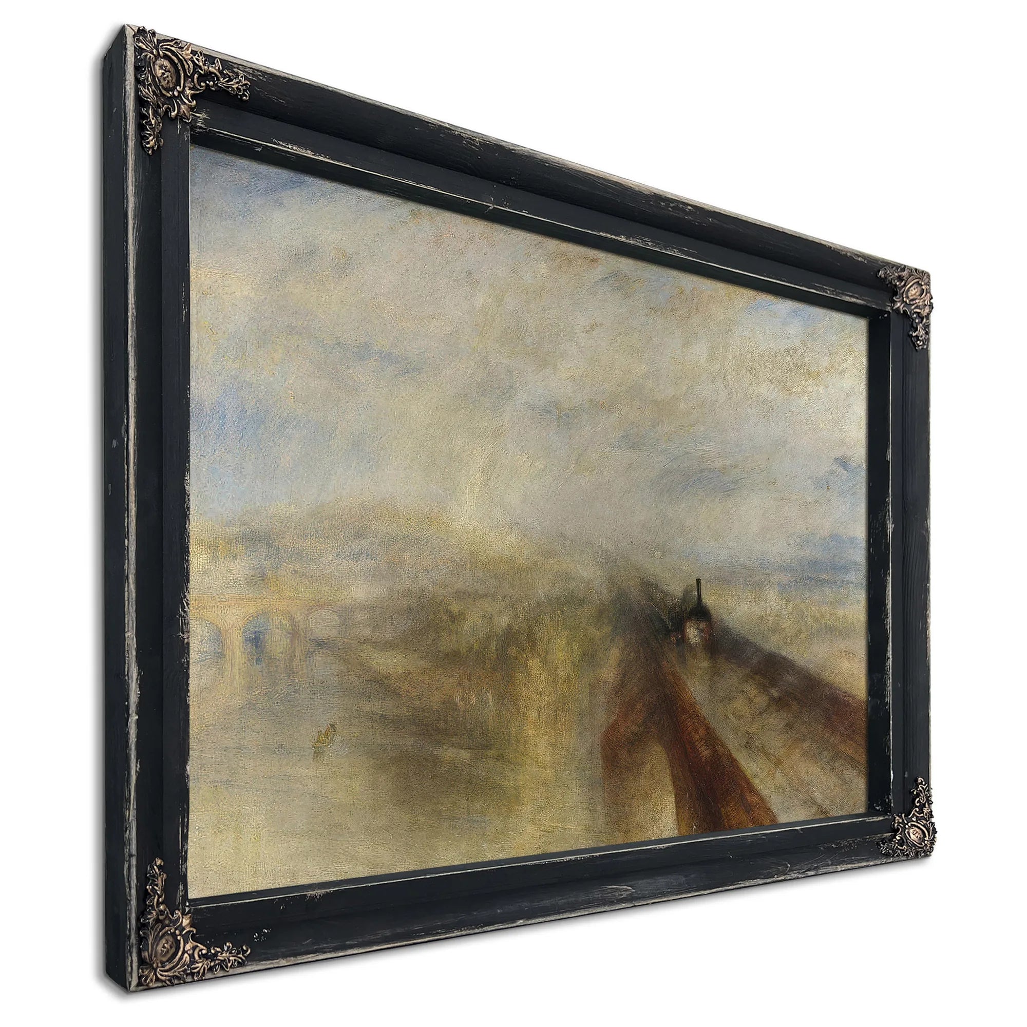 Rain Steam And Speed The Great Western Railway 1844 By Joseph Mallord William Turner Fine Art Print