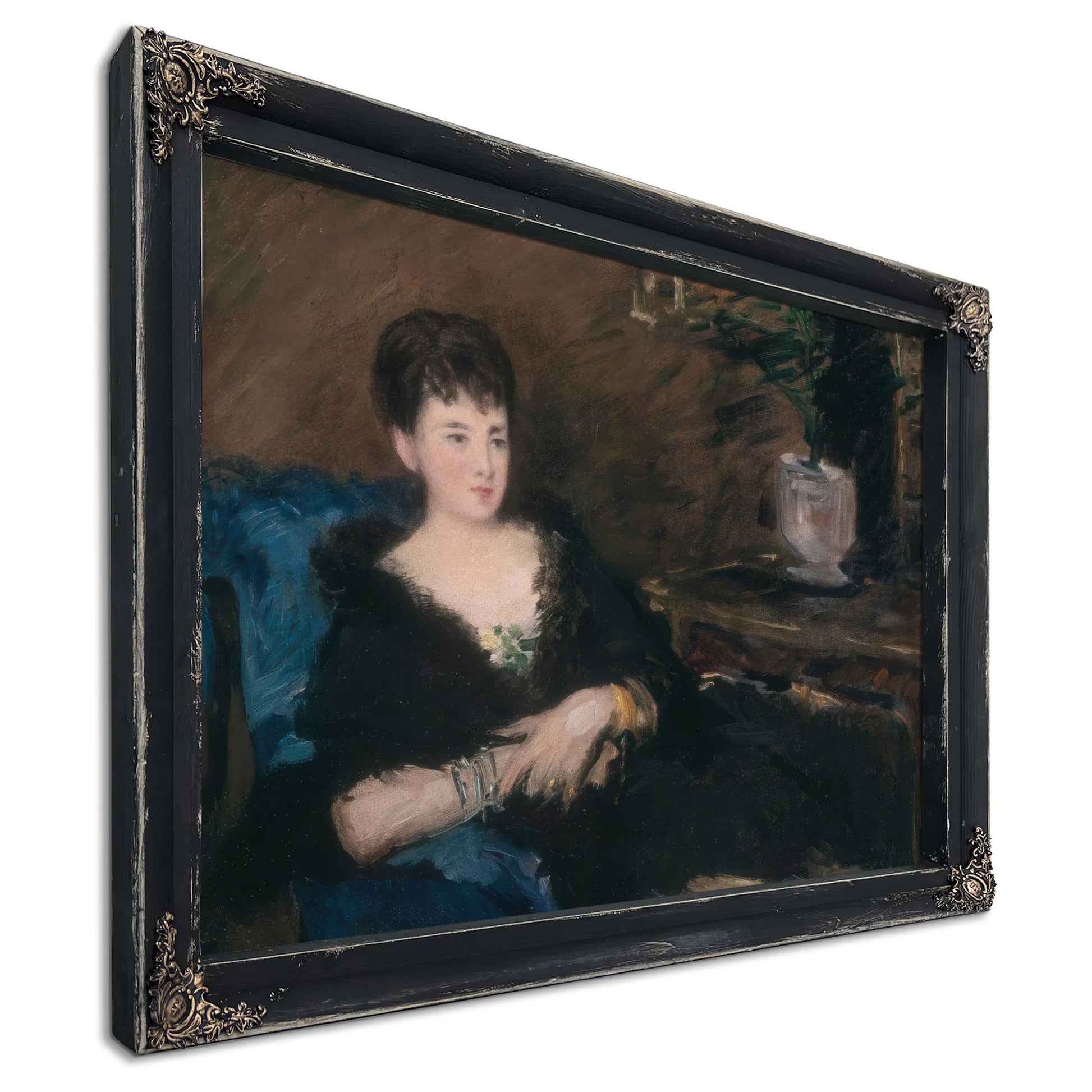 Portrait Of Isabelle Lemonnier By Edouard Manet Fine Art Print