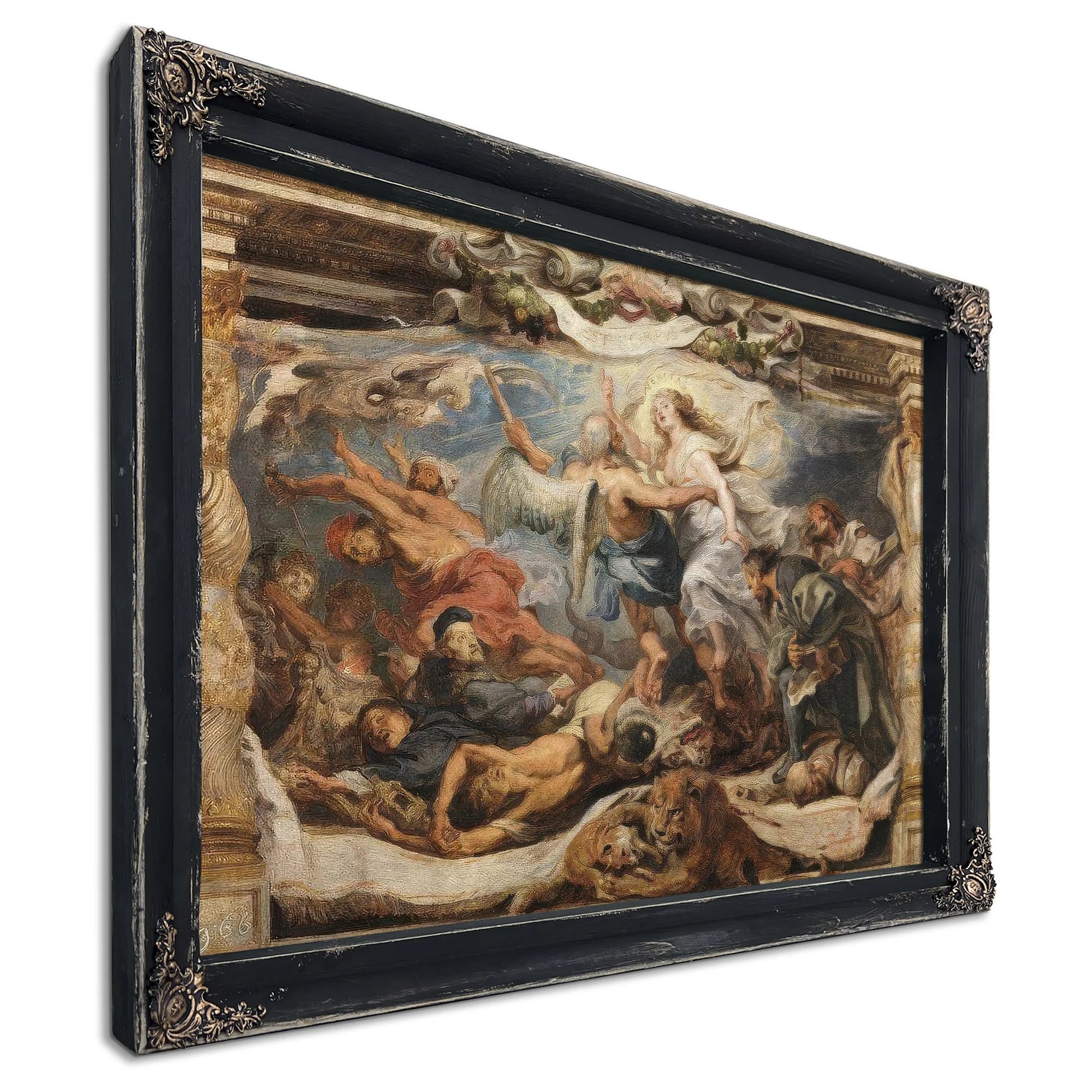 The Triumph Of Truth Over Heresy By Peter Paul Rubens Fine Art Print